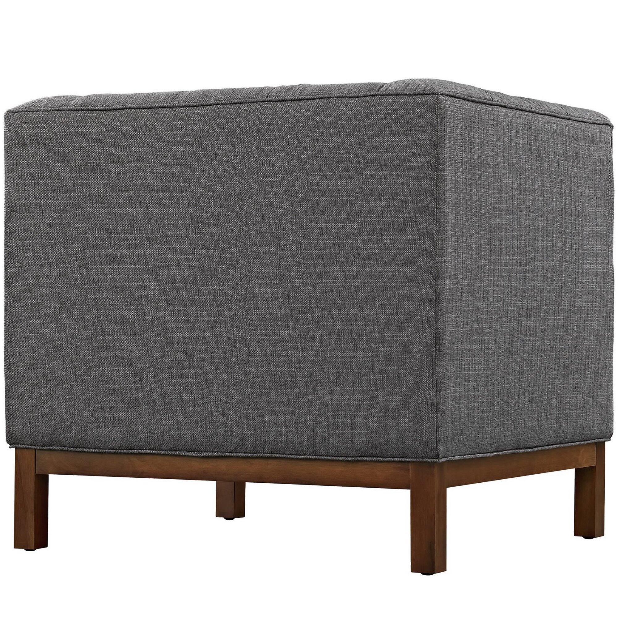 Modway Panache Accent Armchair, Gray, large