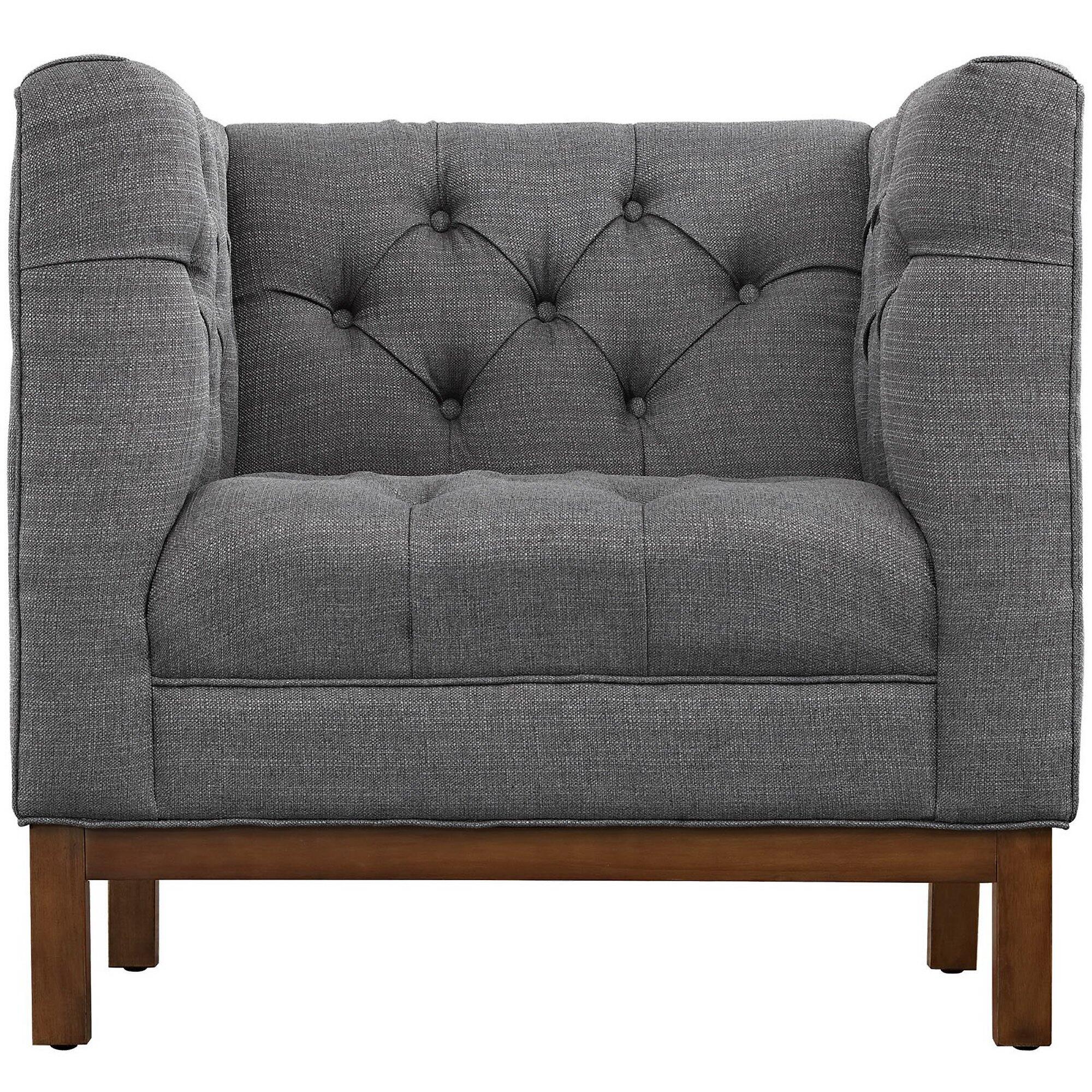 Modway Panache Accent Armchair, Gray, large