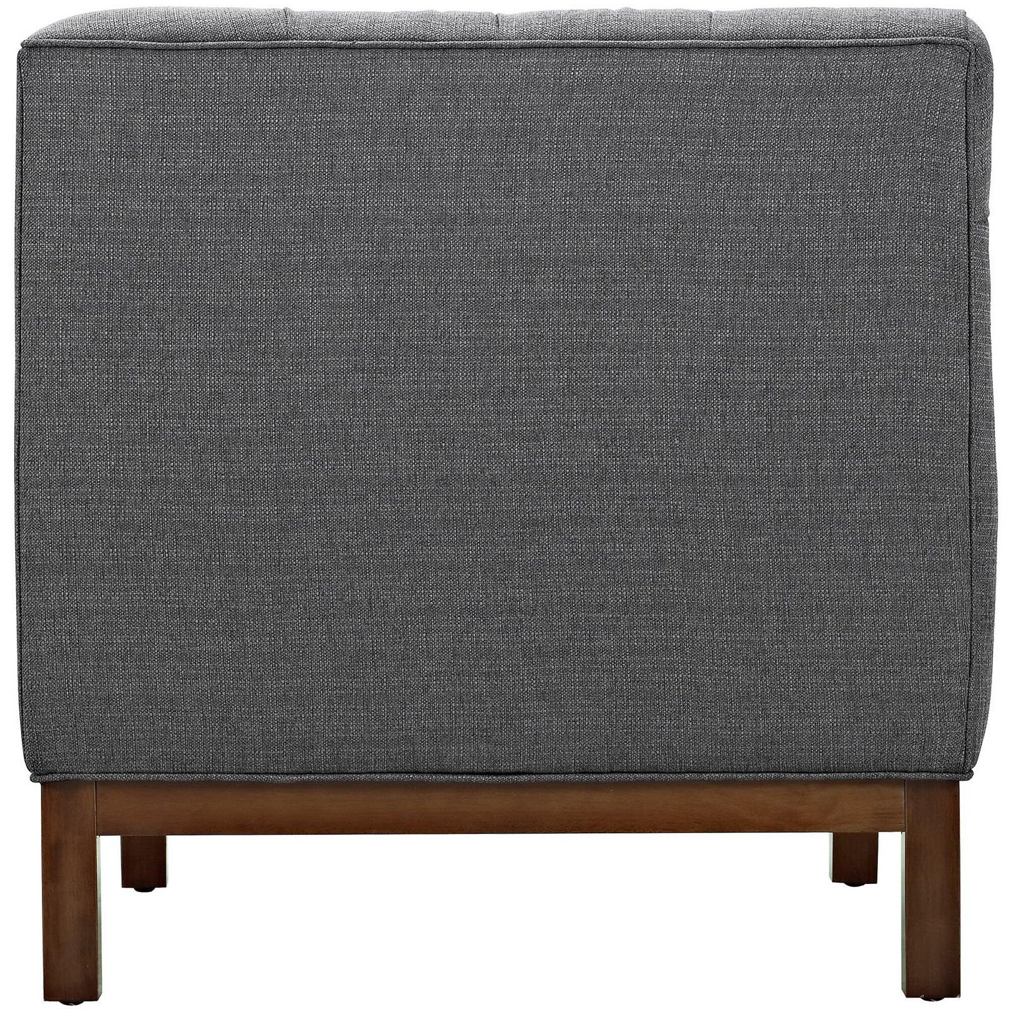 Modway Panache Accent Armchair, Gray, large