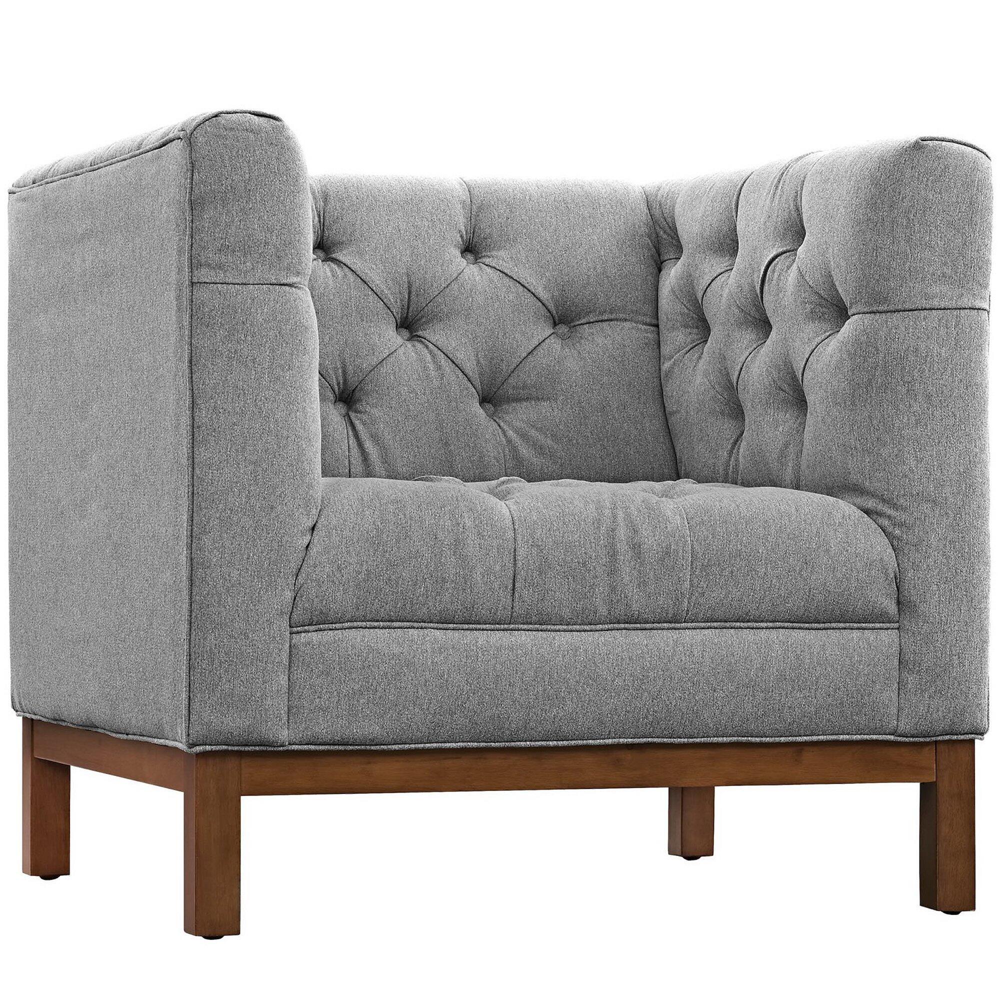 Modway Panache Accent Armchair, Expectation Gray, large
