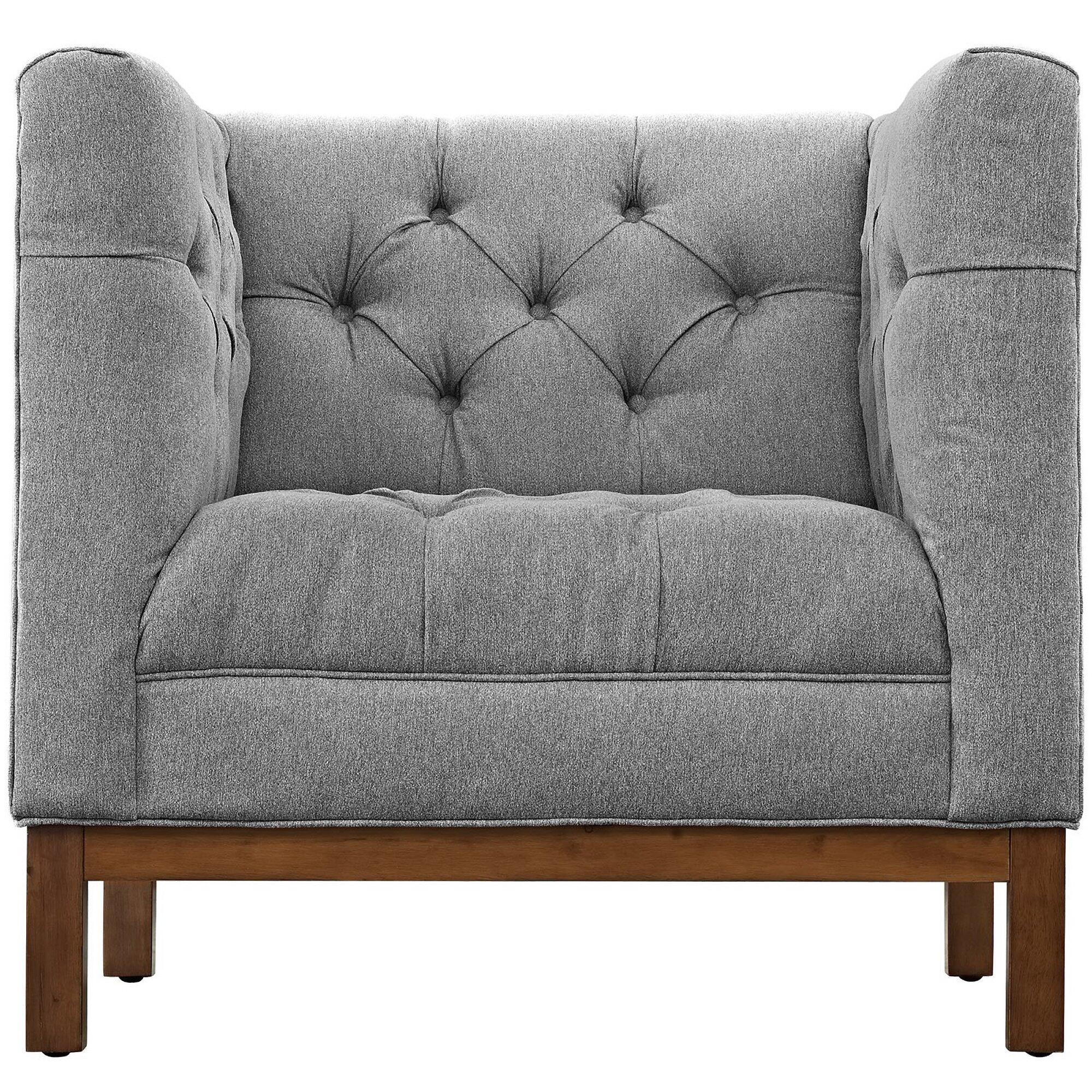 Modway Panache Accent Armchair, Expectation Gray, large