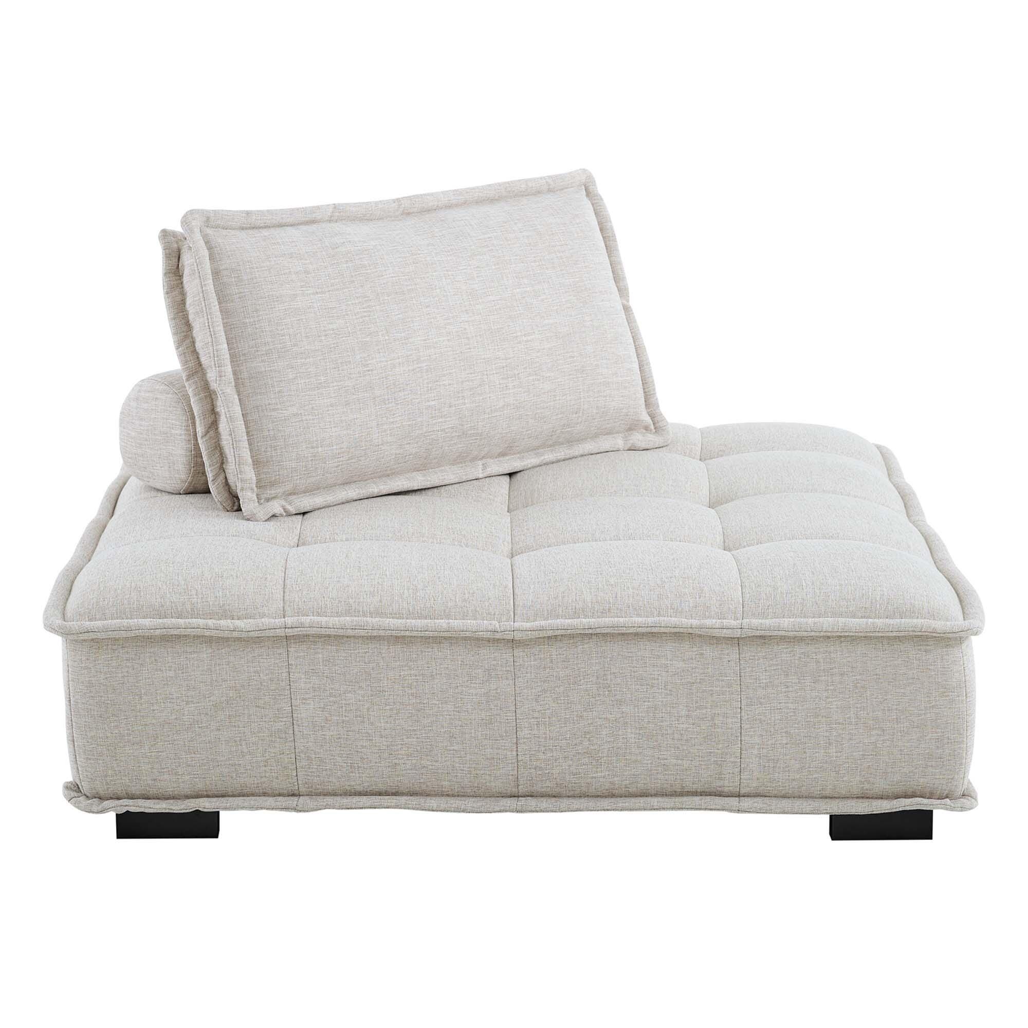 Modway Saunter Accent Chair, Beige, large