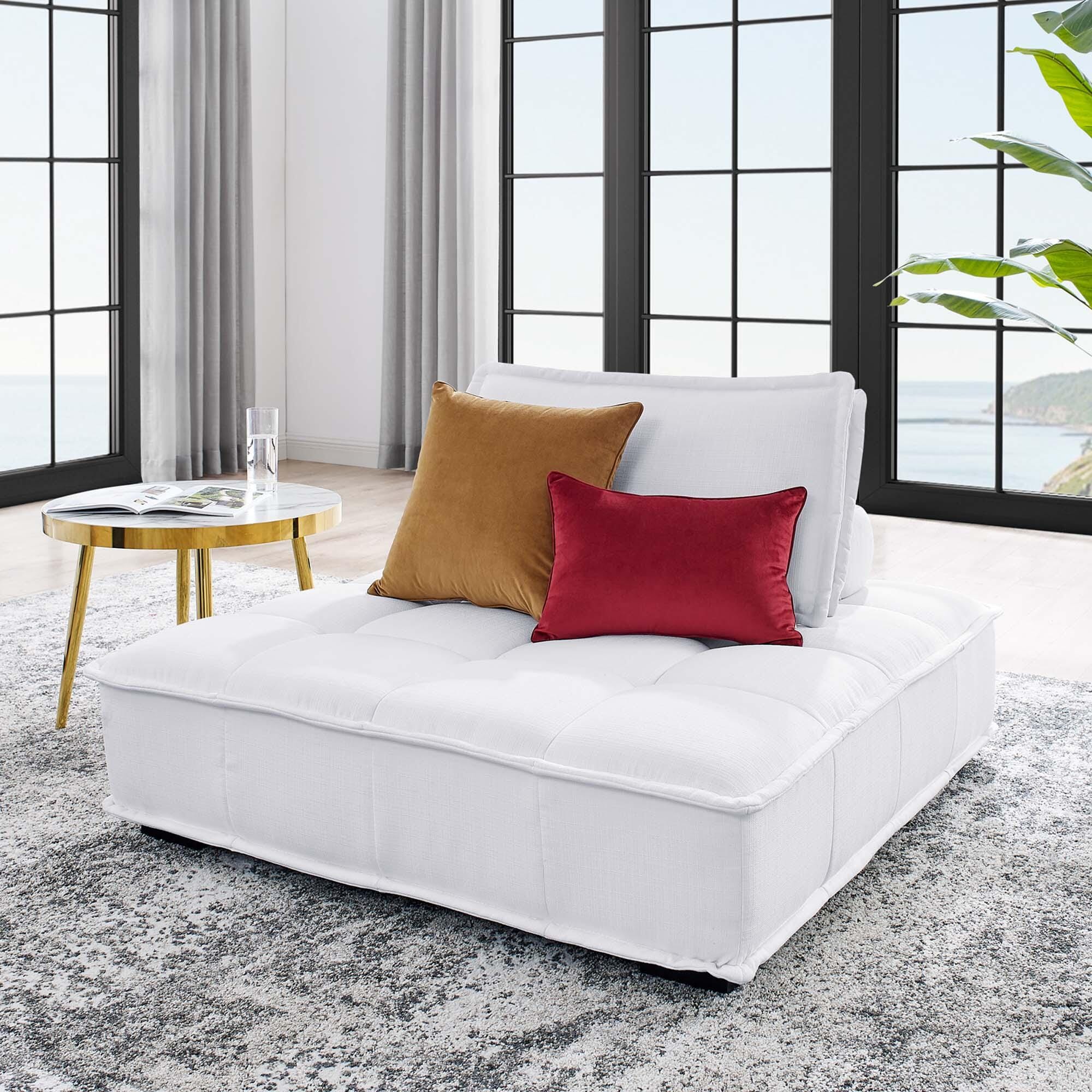 Modway Saunter Accent Chair, White, rollover