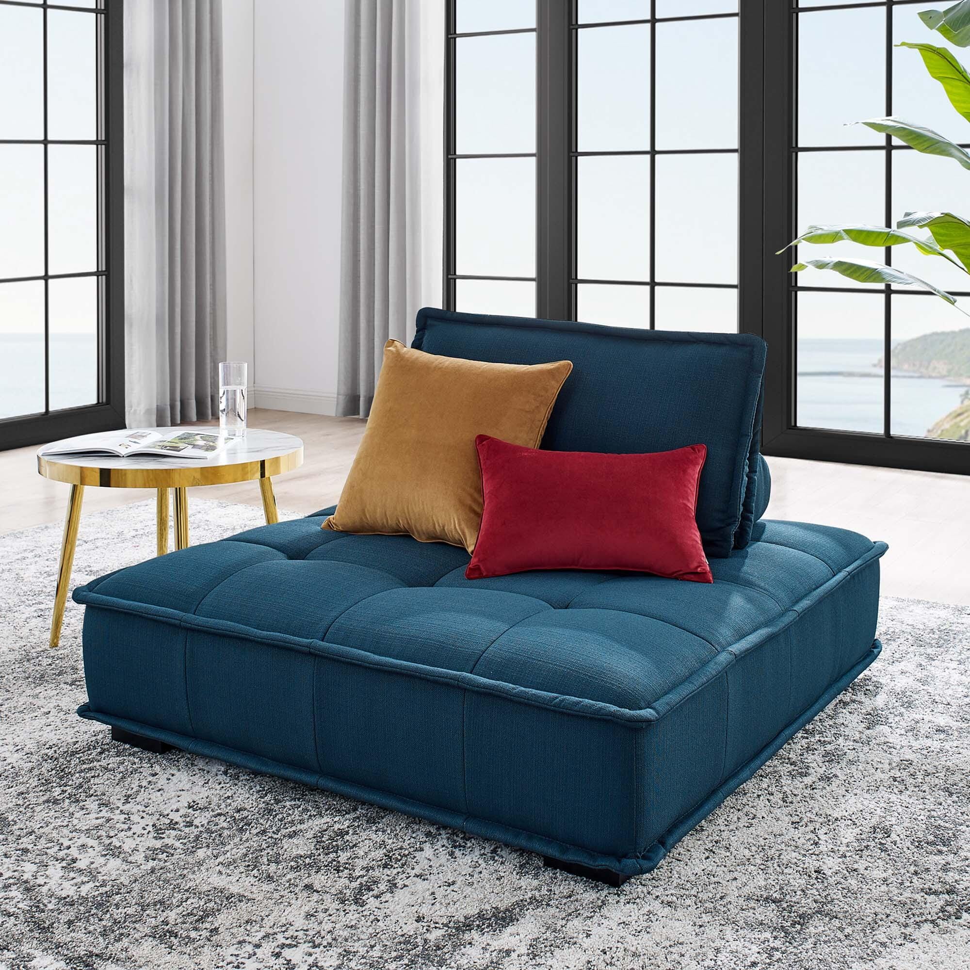 Modway Saunter Accent Chair, Azure, rollover