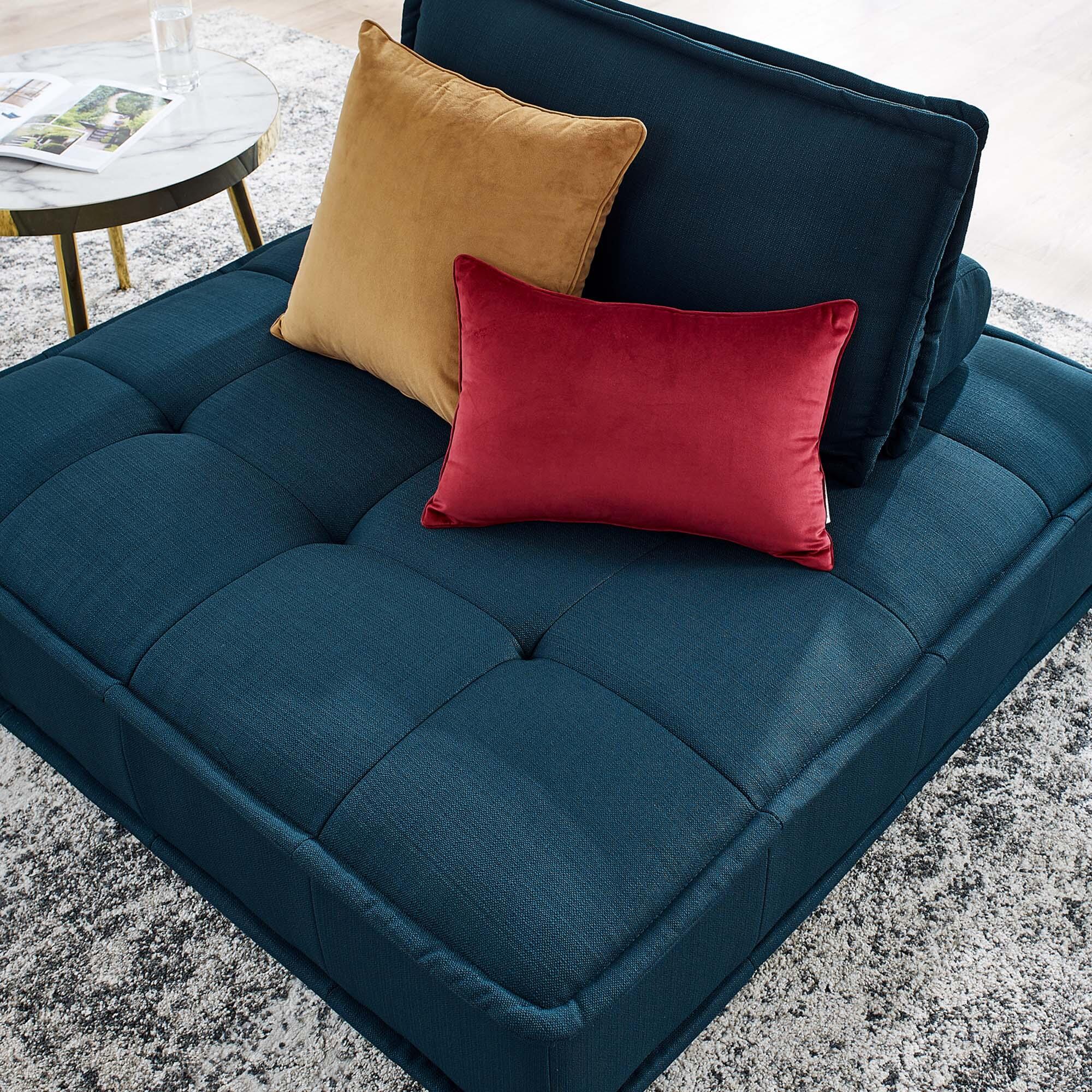 Modway Saunter Accent Chair, Azure, large