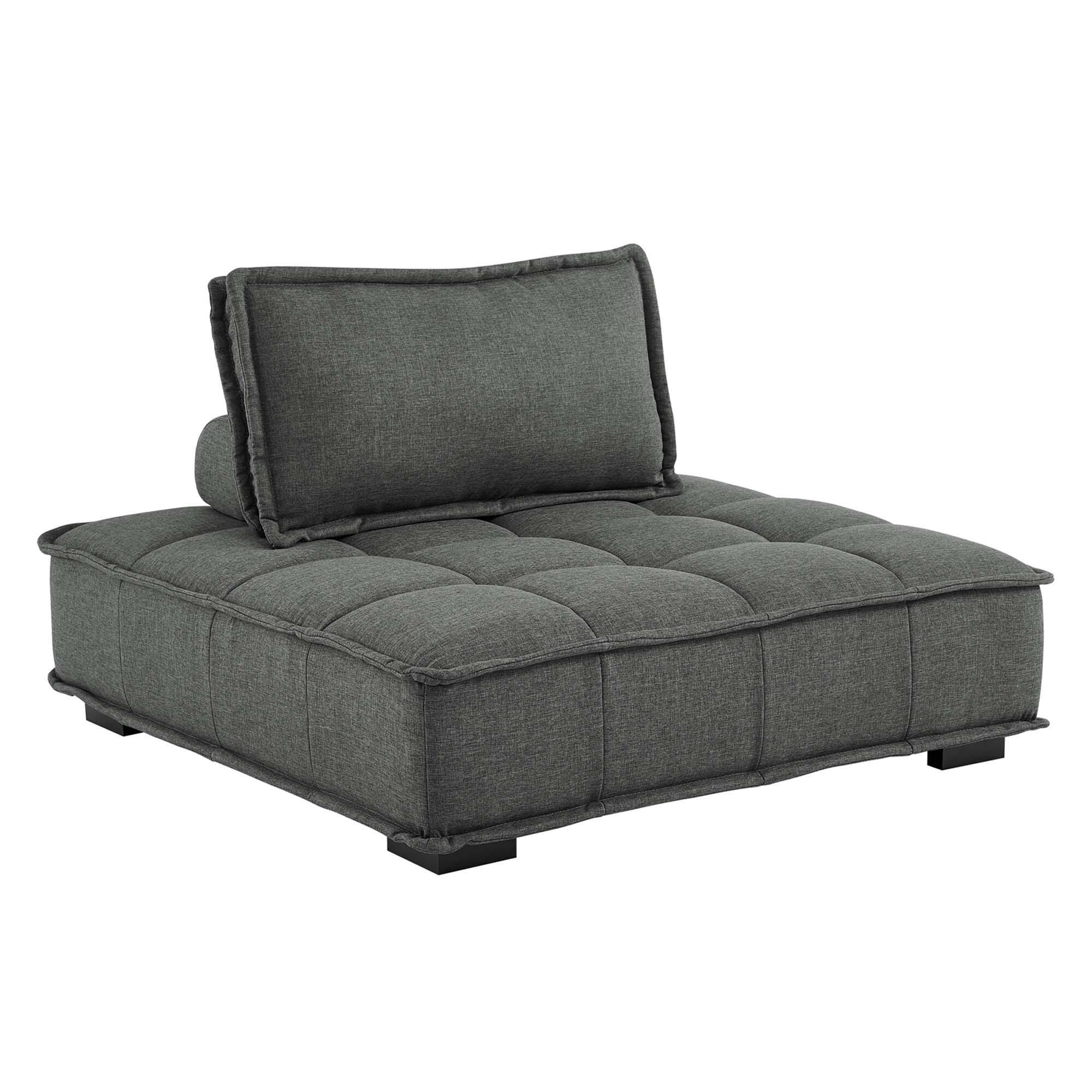 Modway Saunter Accent Chair, Gray, large