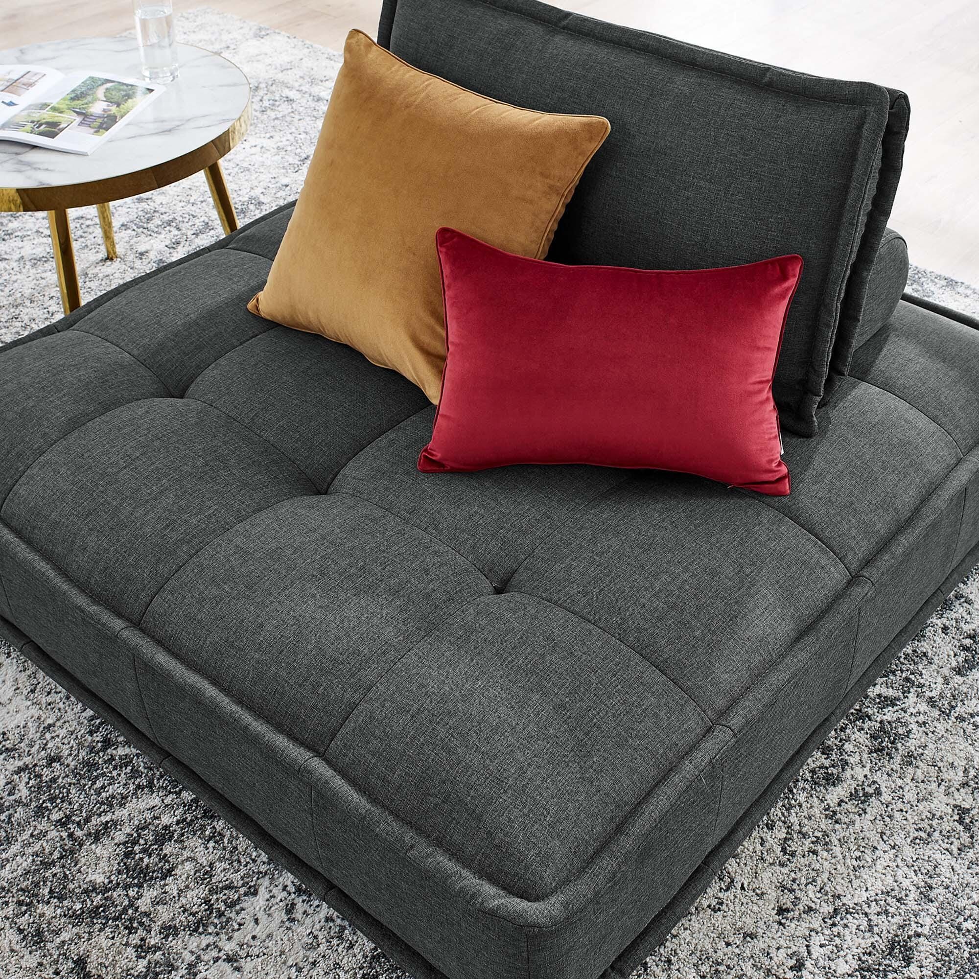 Modway Saunter Accent Chair, Gray, large