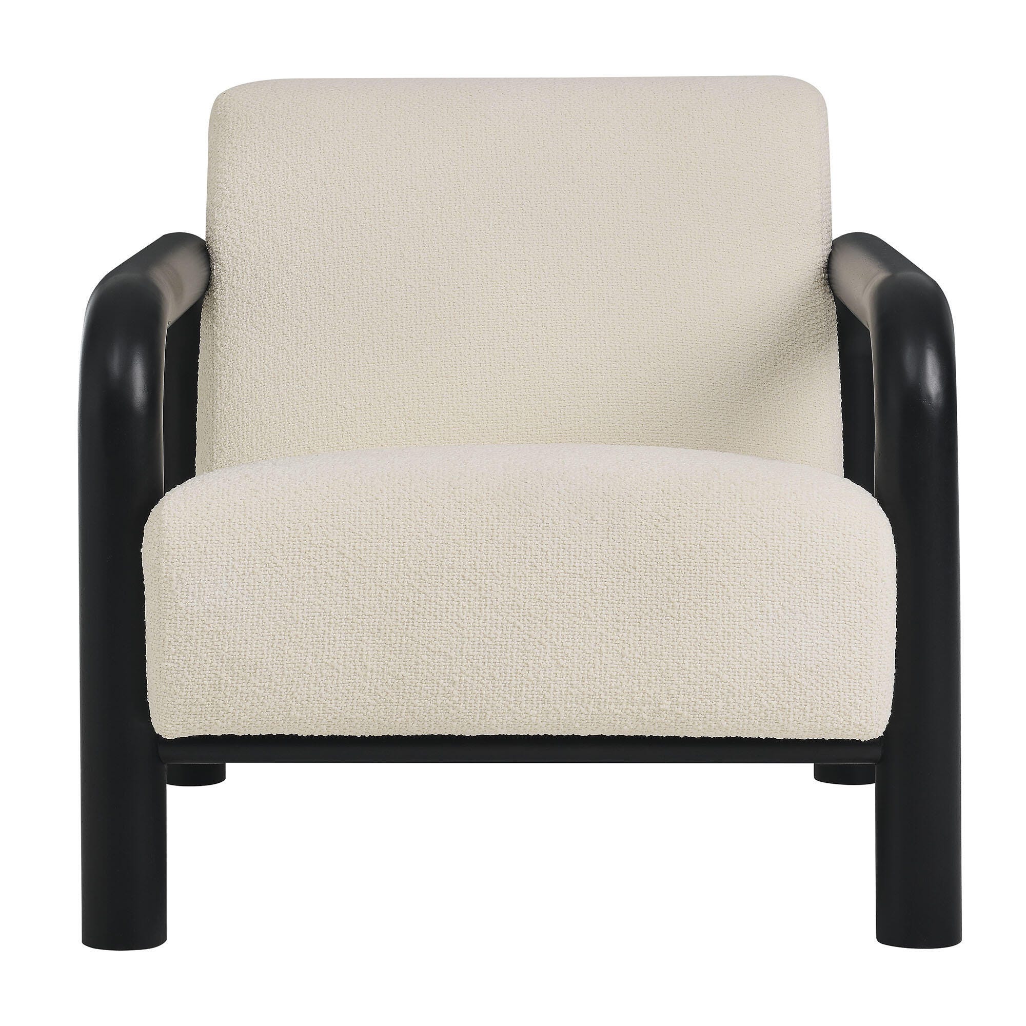 Modway Sereno Accent Chair, Cream/Black, large