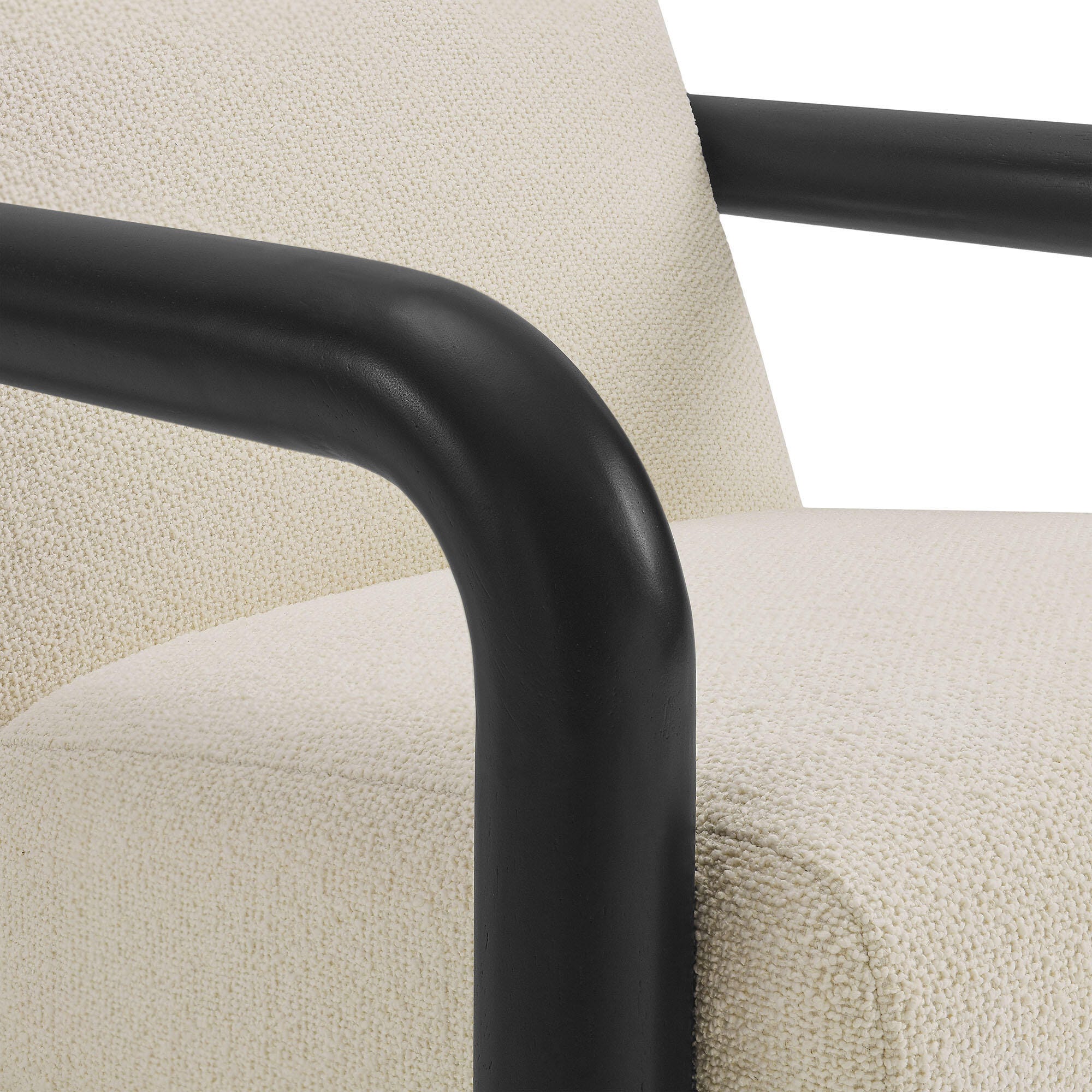 Modway Sereno Accent Chair, Cream/Black, large