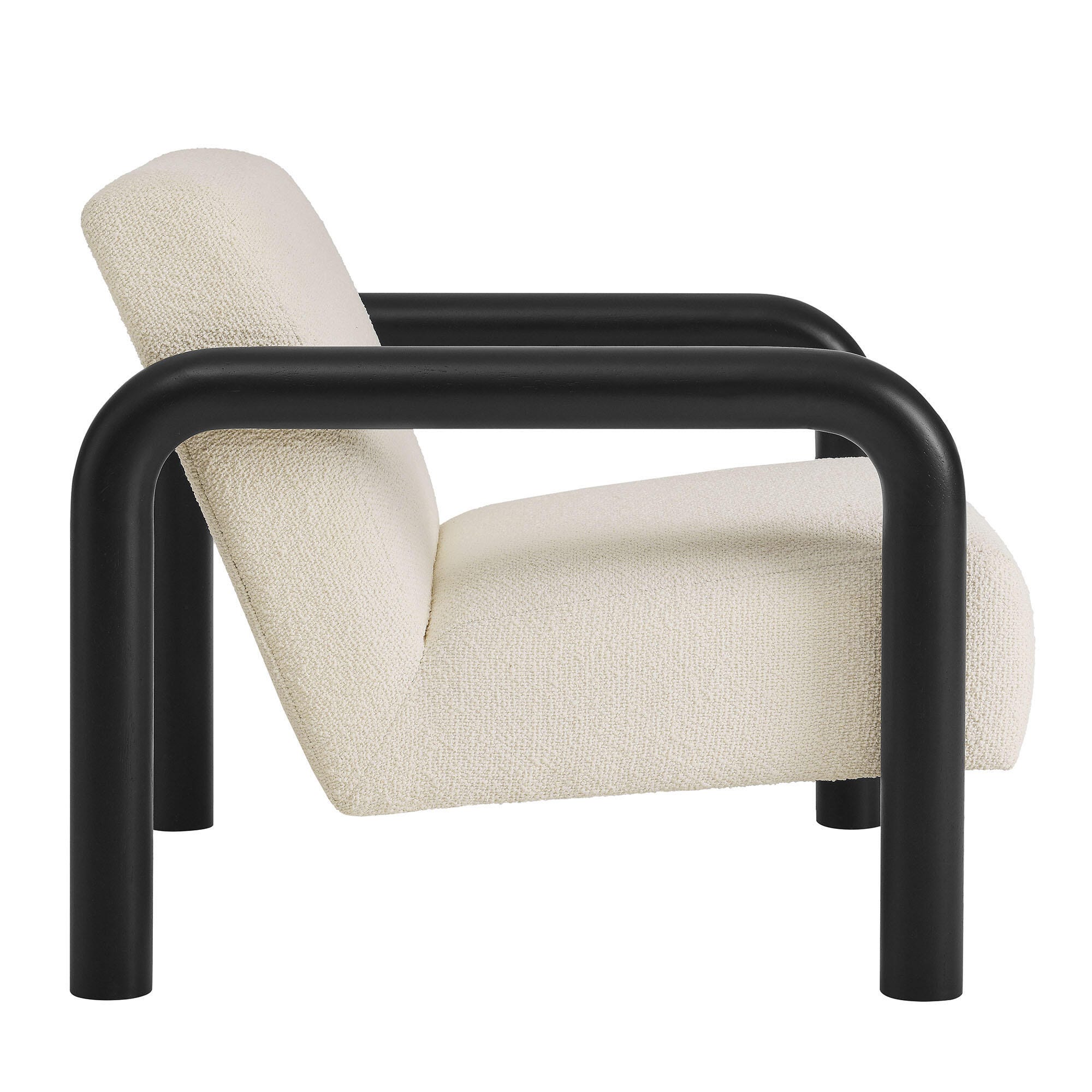 Modway Sereno Accent Chair, Cream/Black, large