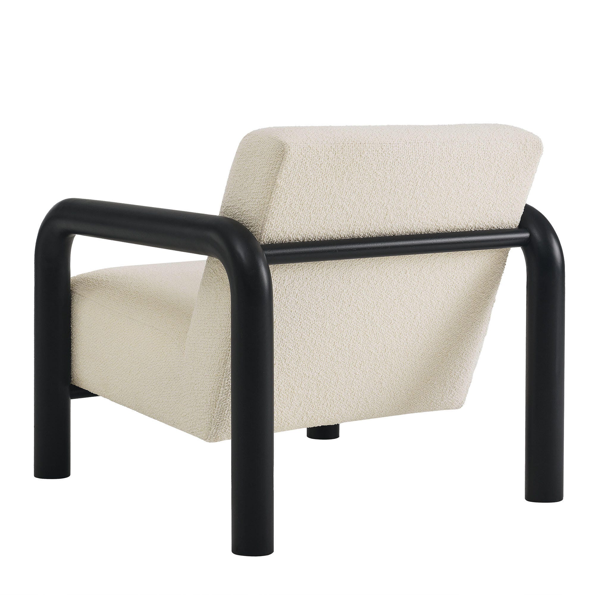Modway Sereno Accent Chair, Cream/Black, large