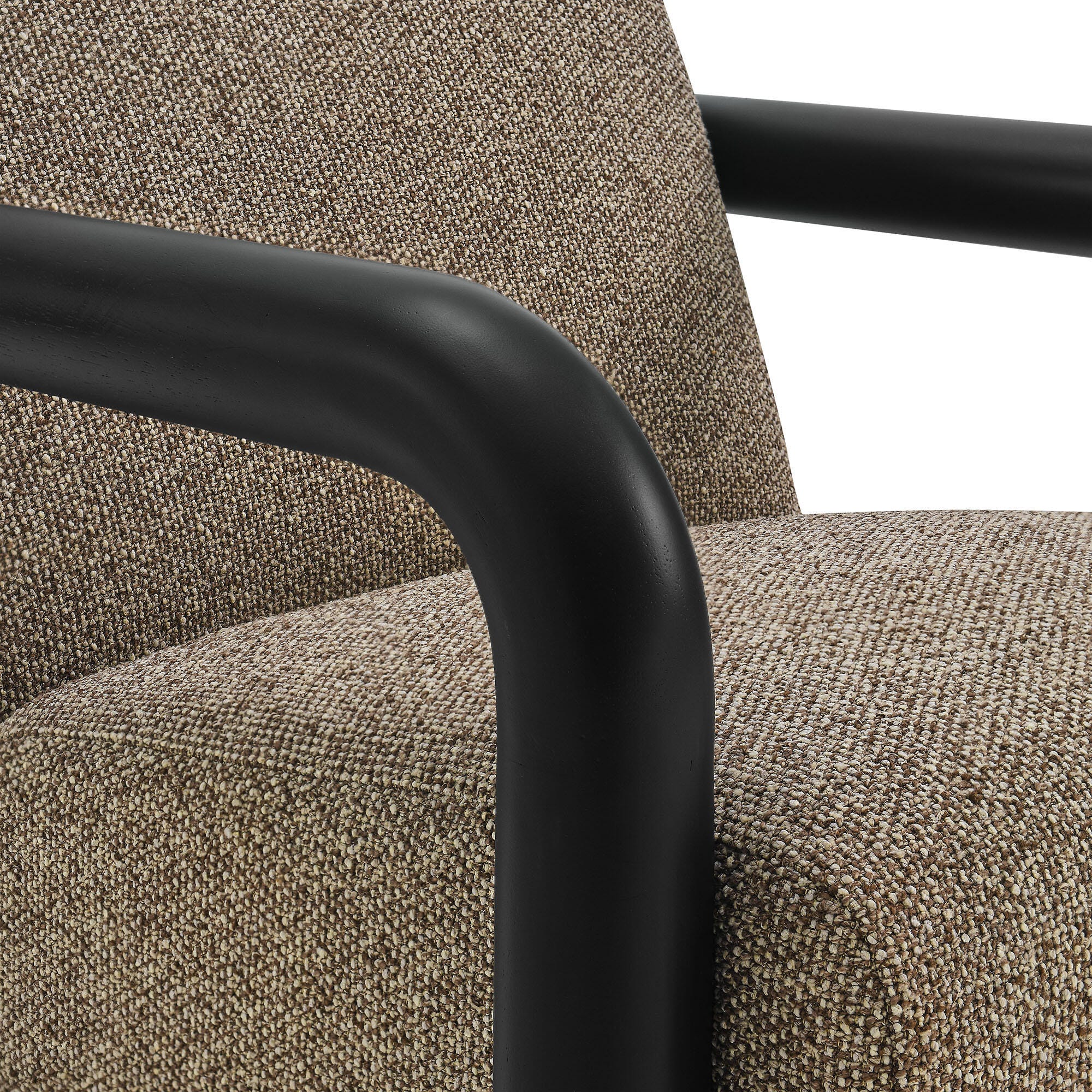 Modway Sereno Accent Chair, Earth Black, large