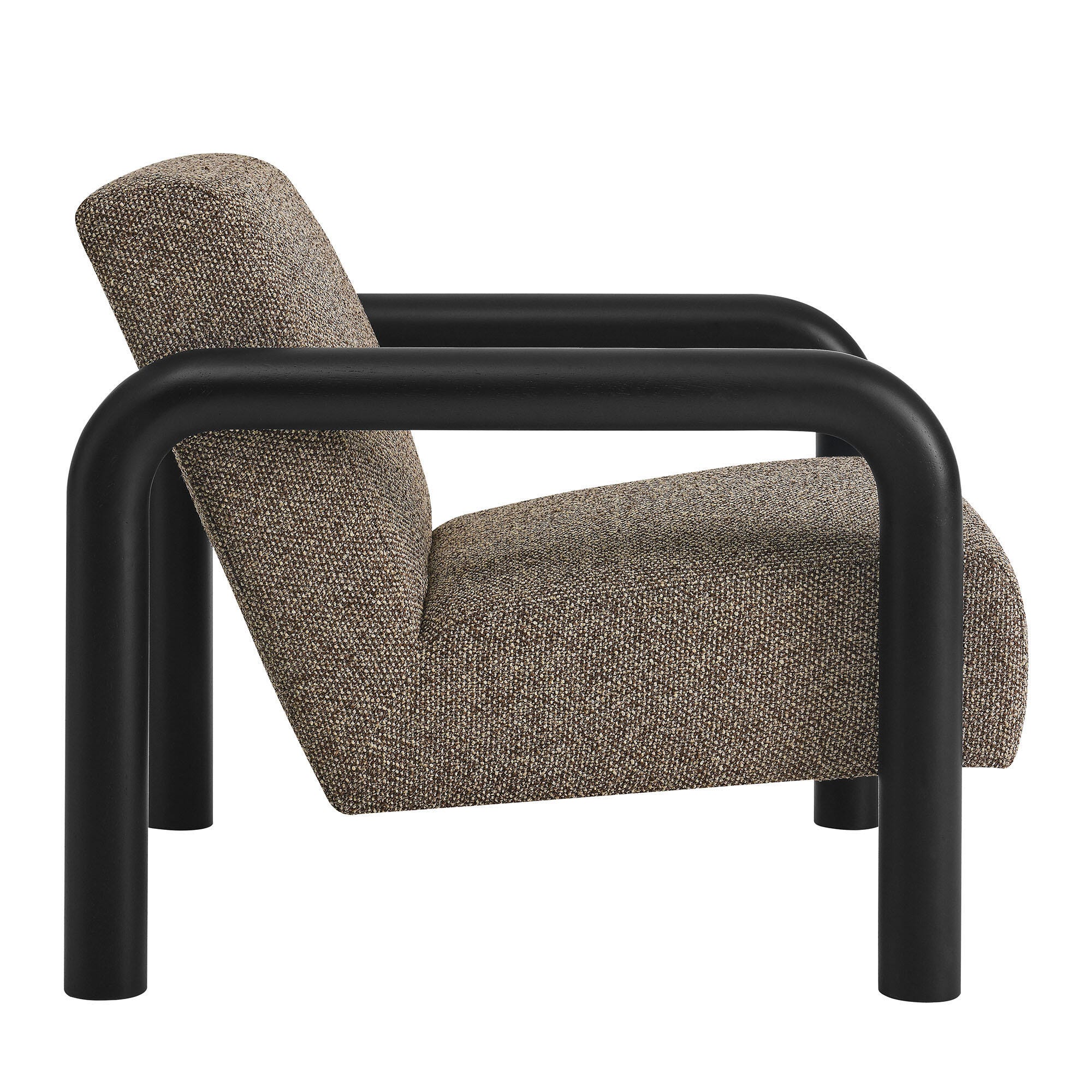 Modway Sereno Accent Chair, Earth Black, large