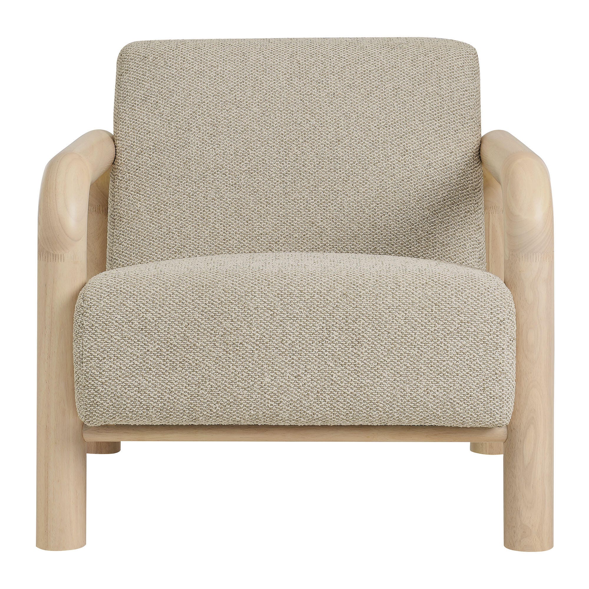 Modway Sereno Accent Chair, Marble Oak, large