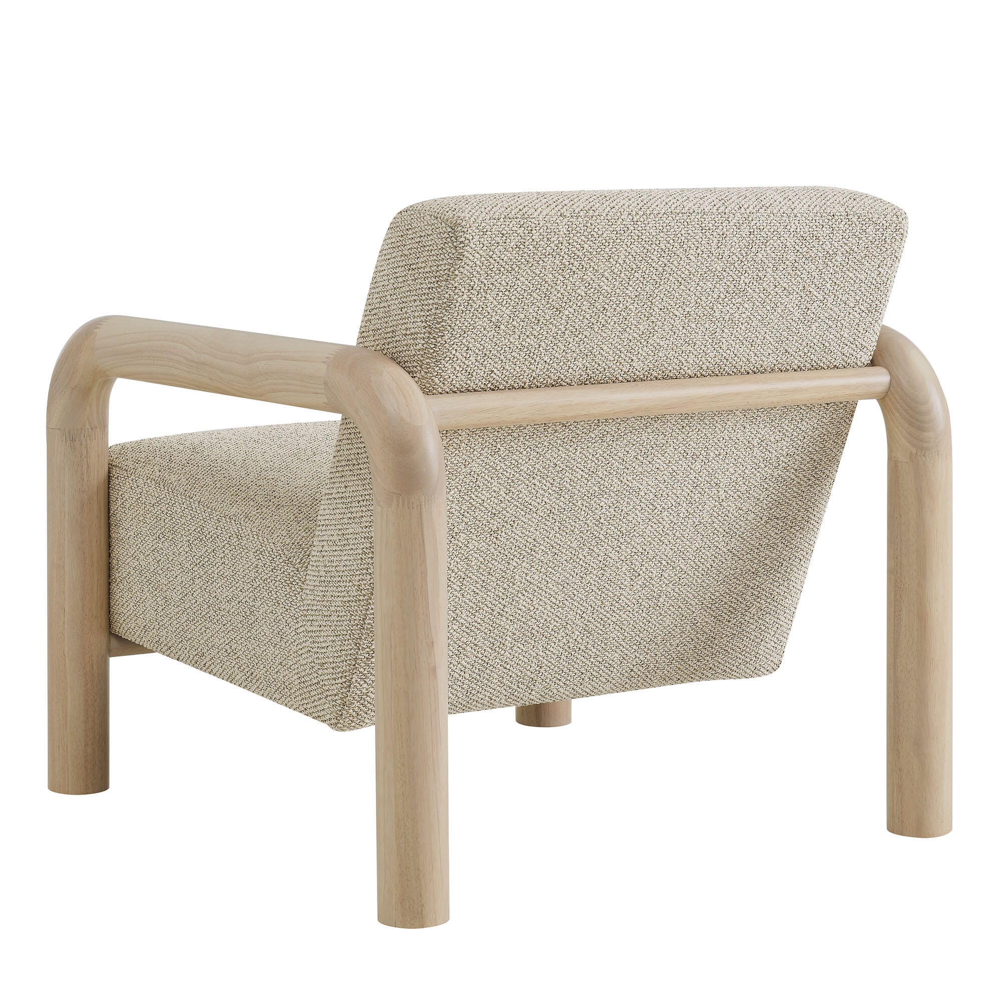 Modway Sereno Accent Chair, Marble Oak, large