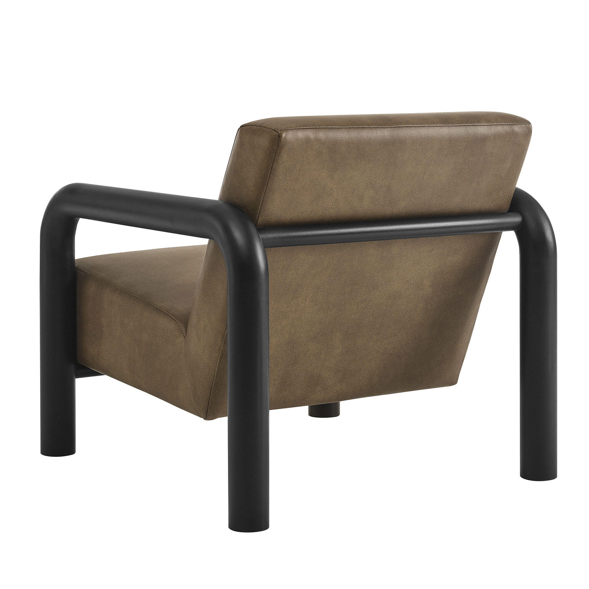 Modway Sereno Accent Chair, Mushroom/Black, large