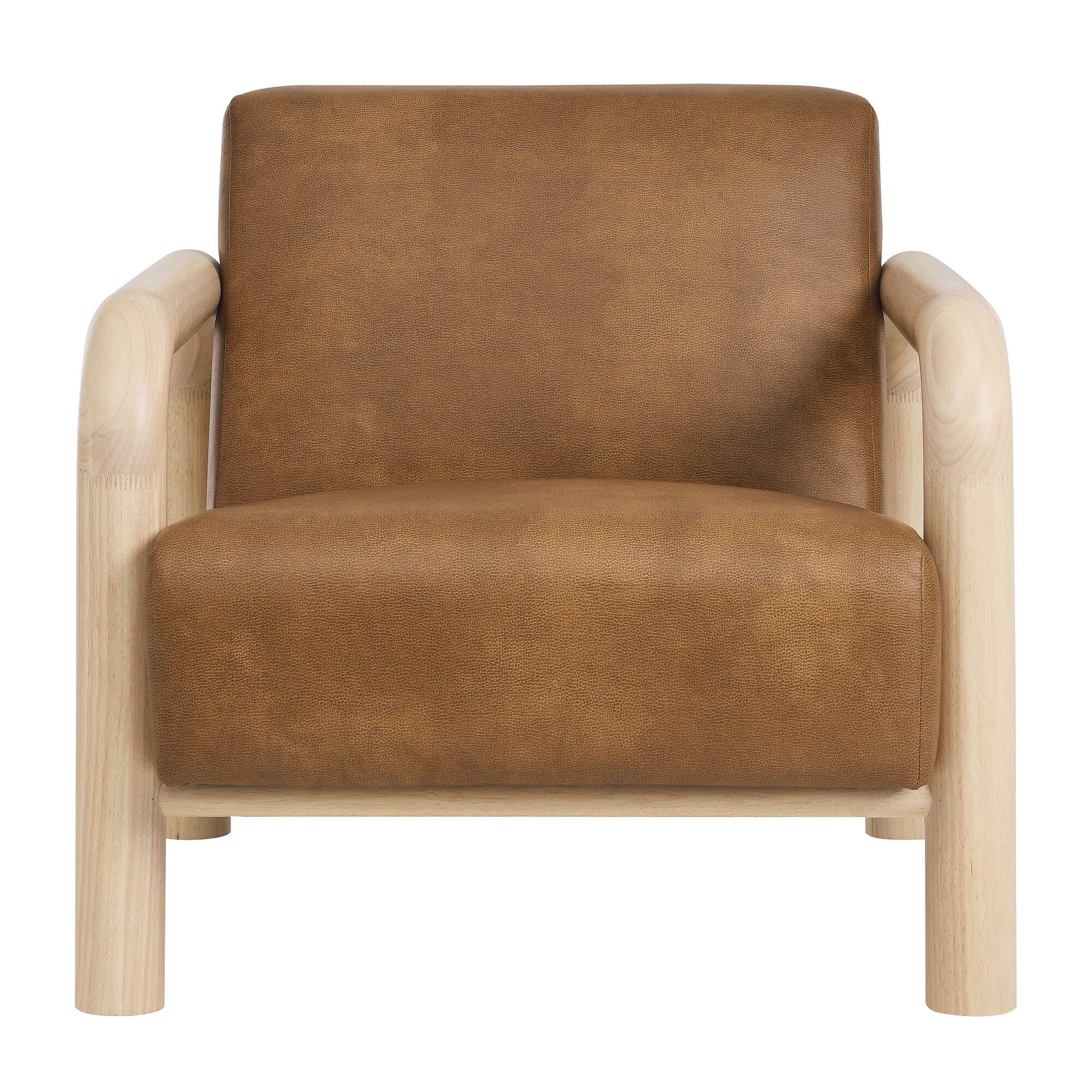 Modway Sereno Accent Chair, Canyon Oak, large