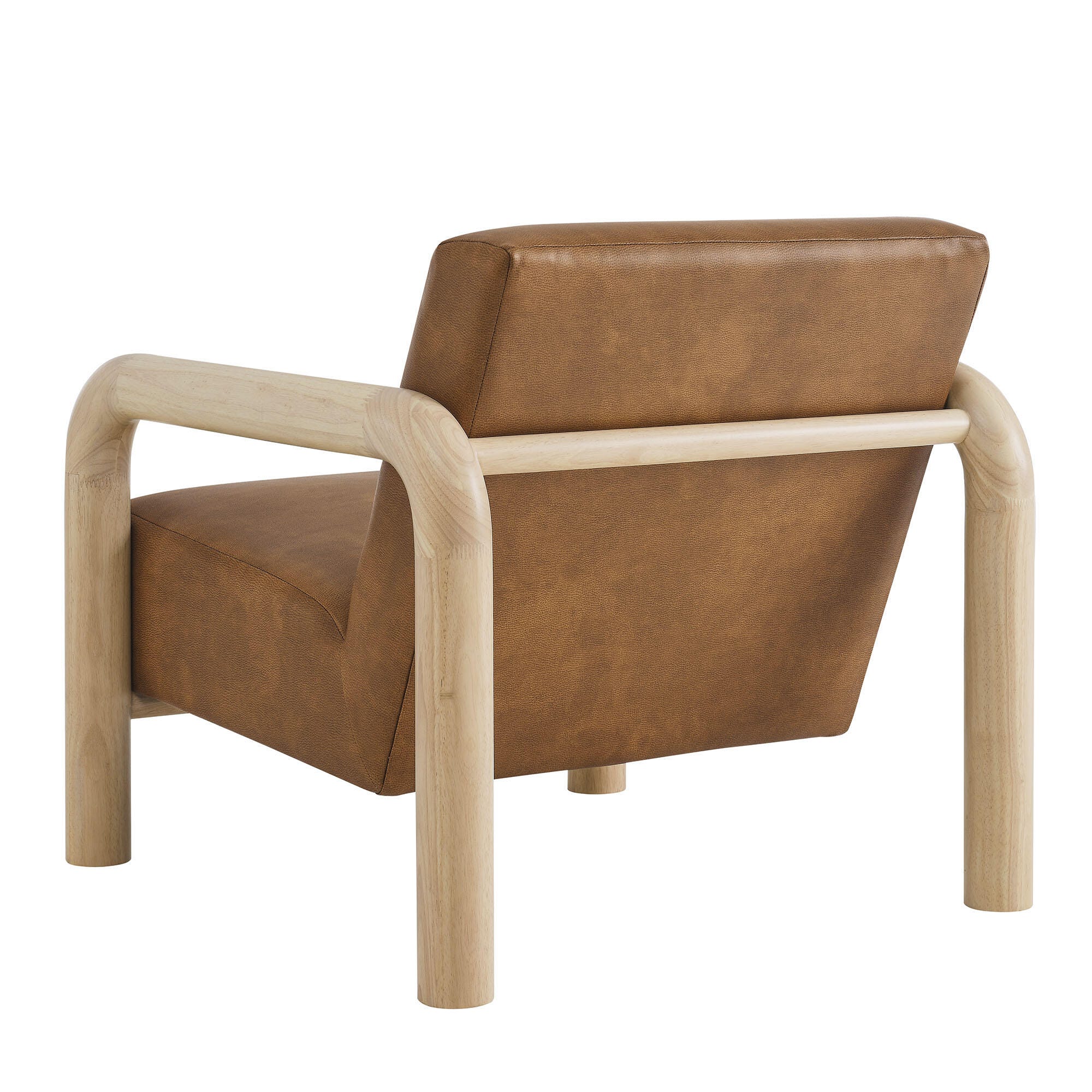 Modway Sereno Accent Chair, Canyon Oak, large