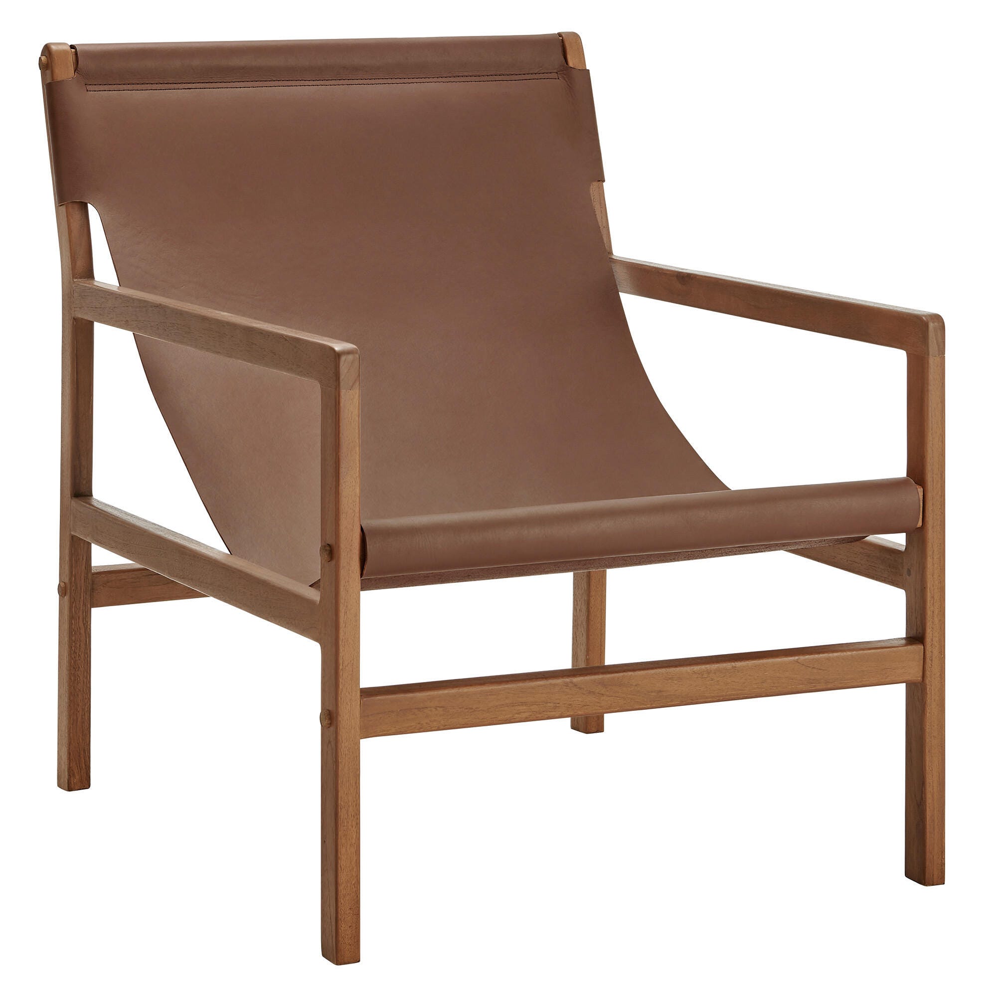 Modway Sonora Sling Accent Chair, Nutmeg Brown, large
