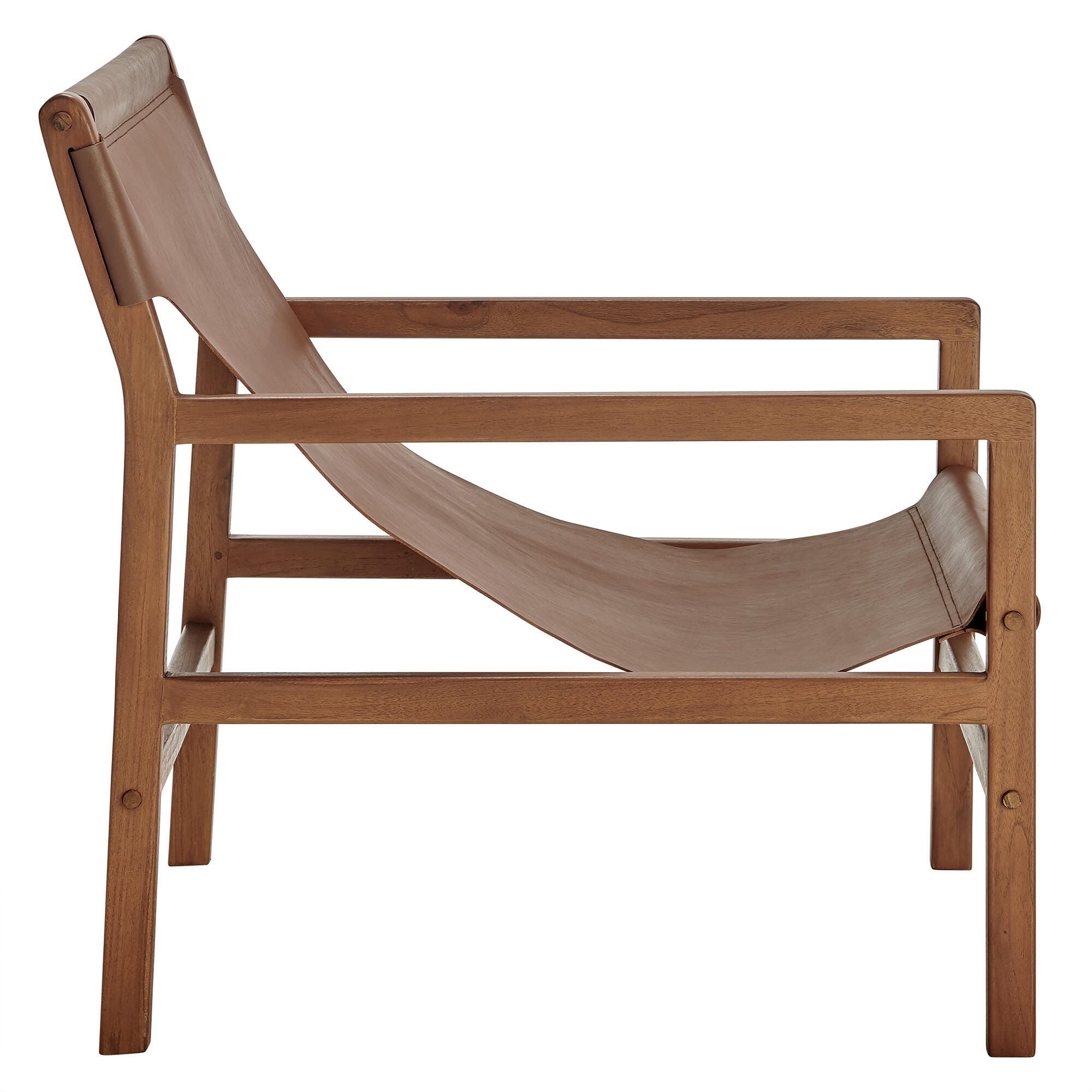 Modway Sonora Sling Accent Chair, Nutmeg Brown, large