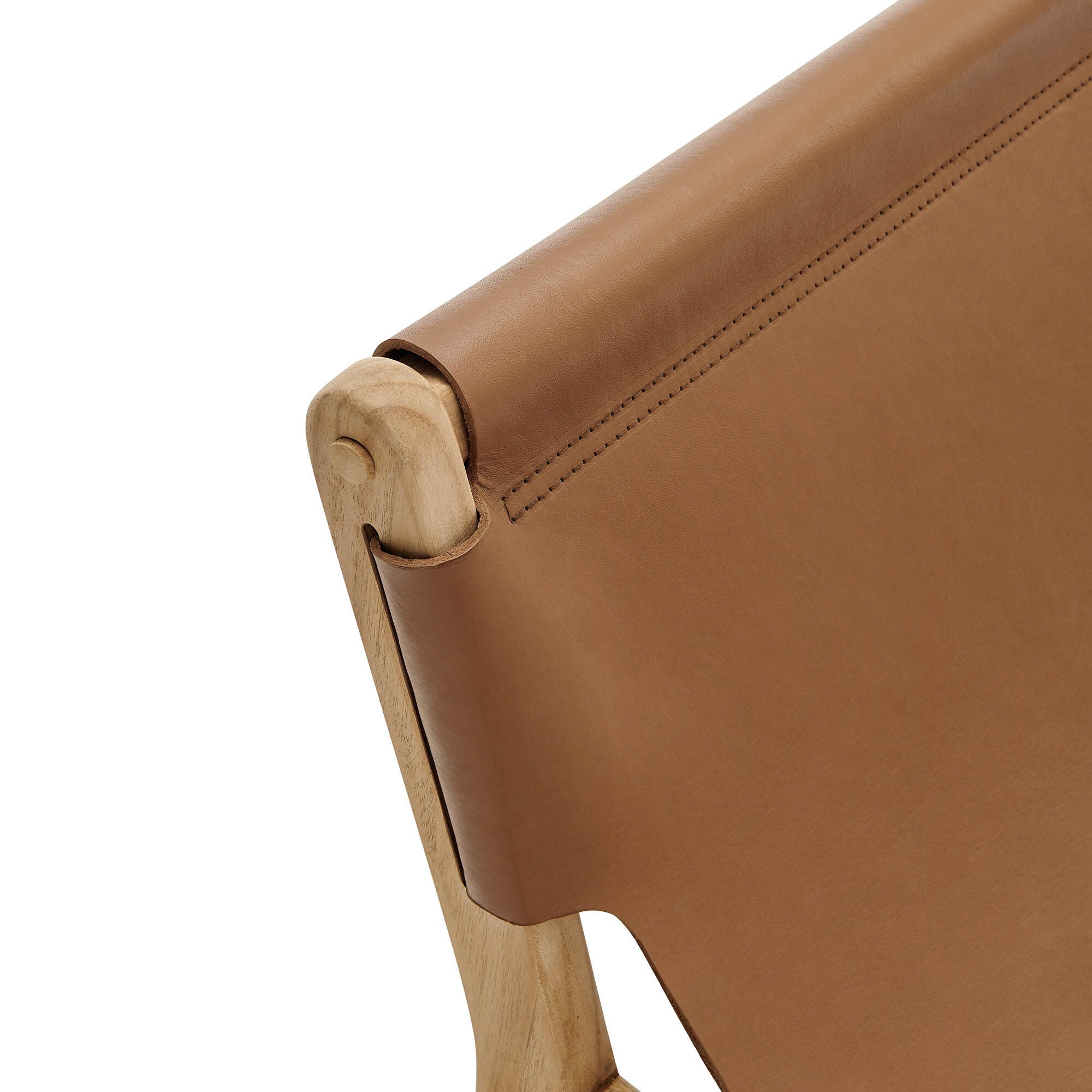 Modway Sonora Sling Accent Chair, Chestnut Tan, large