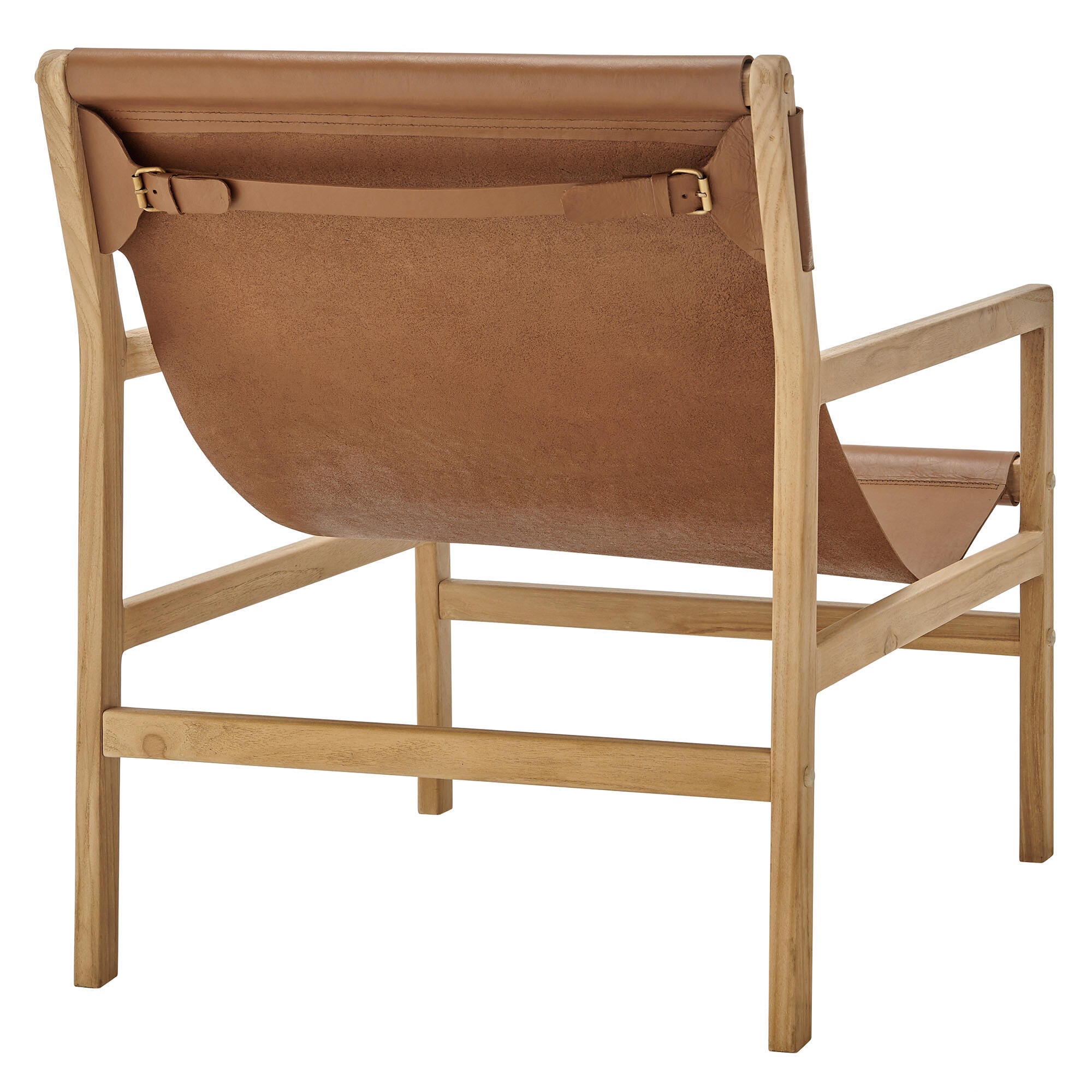 Modway Sonora Sling Accent Chair, Chestnut Tan, large