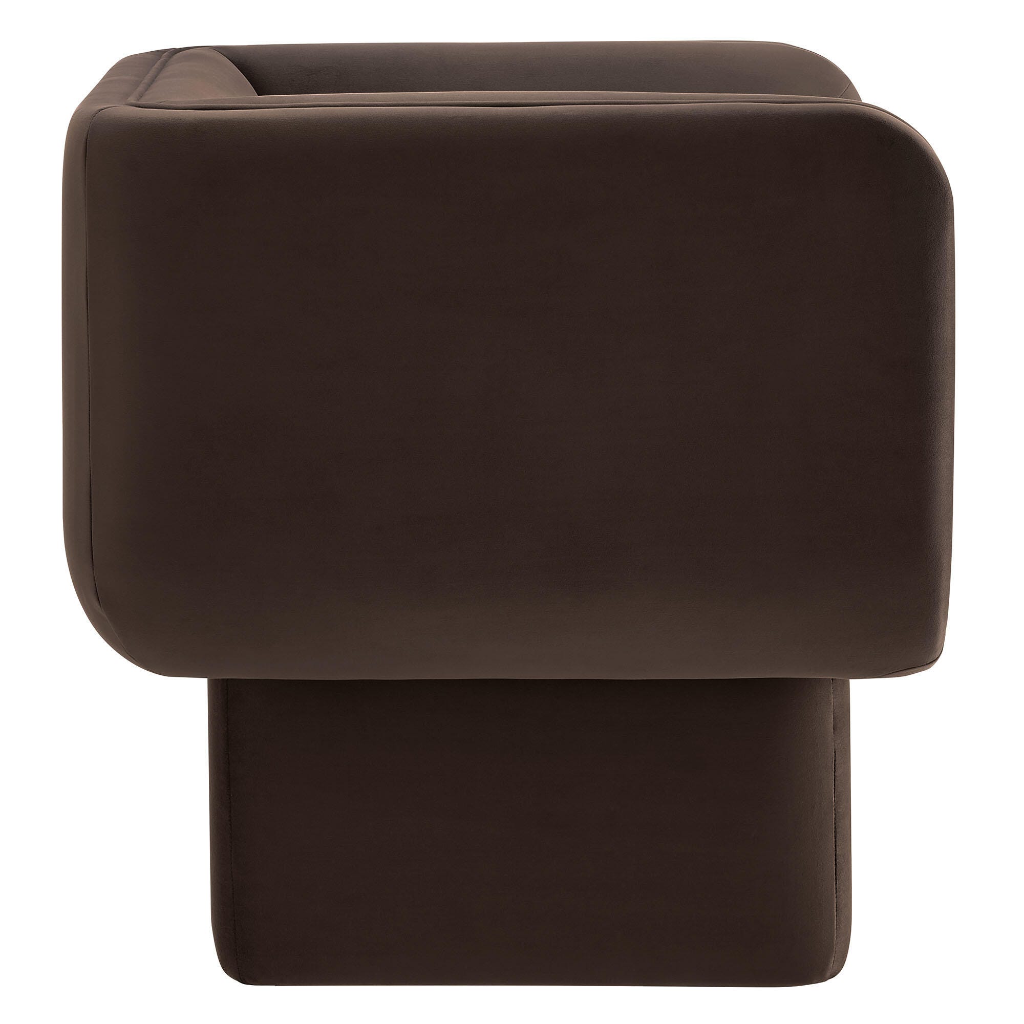 Modway Tate Accent Chair, Chocolate Brown, large