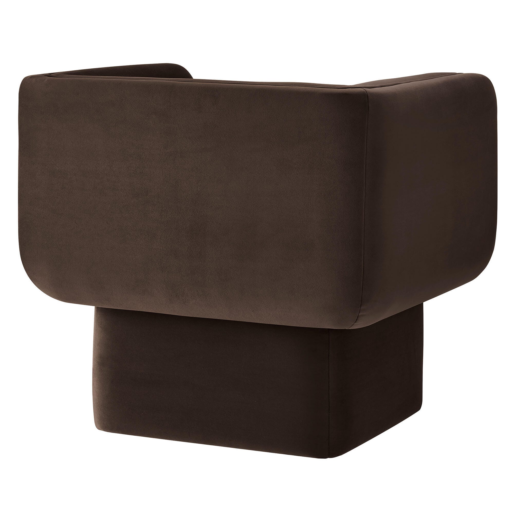 Modway Tate Accent Chair, Chocolate Brown, large