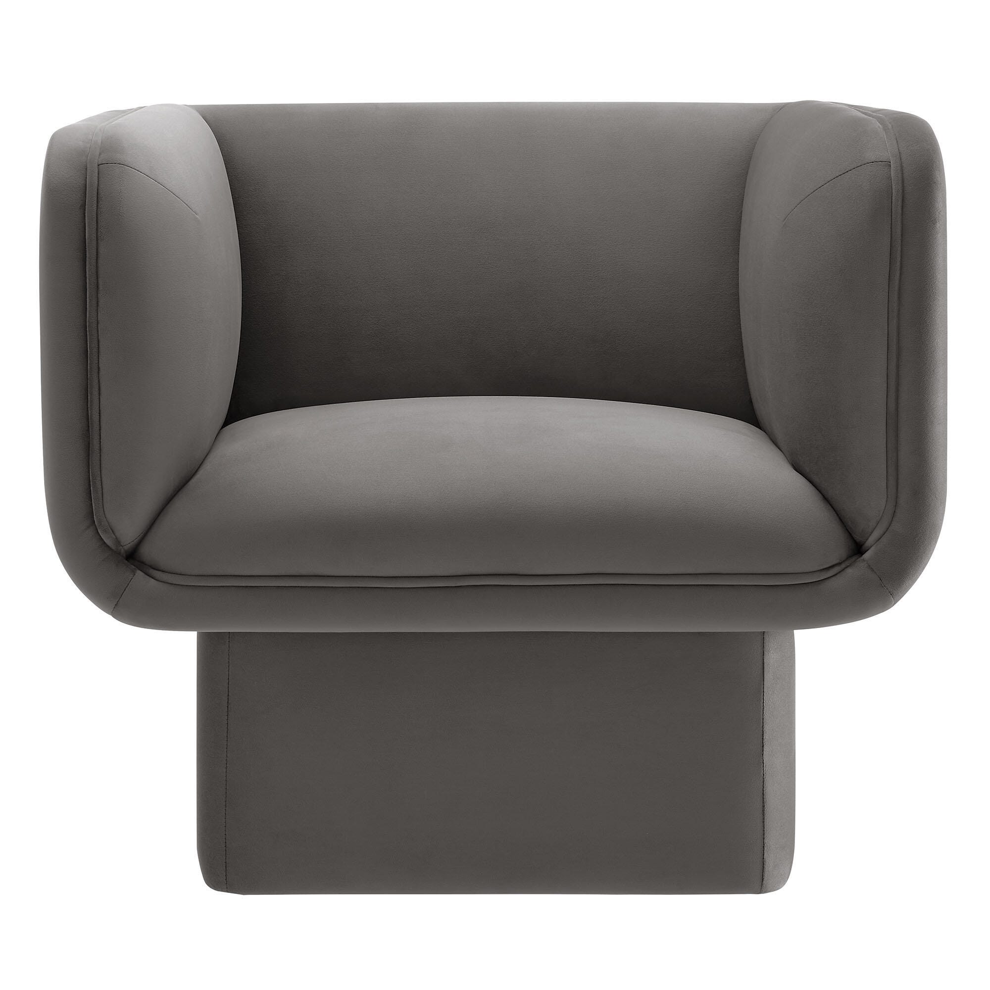 Modway Tate Accent Chair, Storm Gray, large
