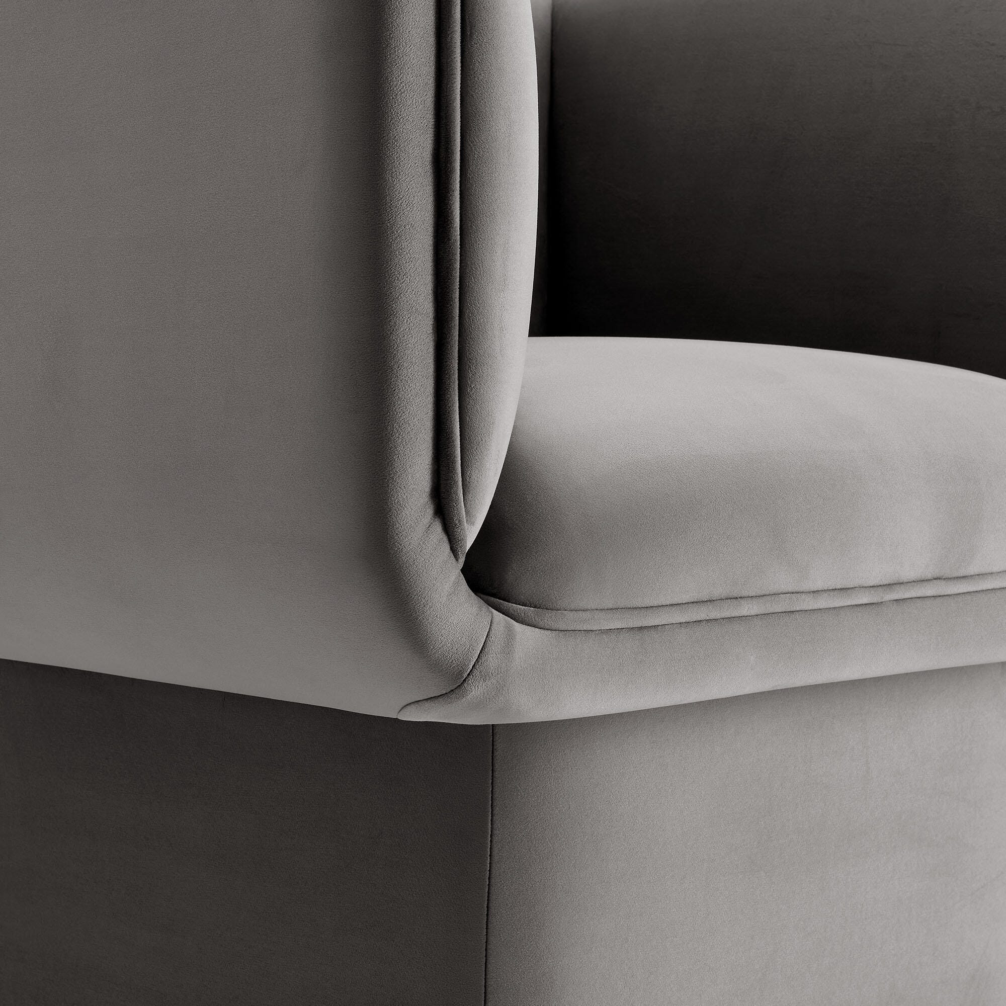 Modway Tate Accent Chair, Storm Gray, large