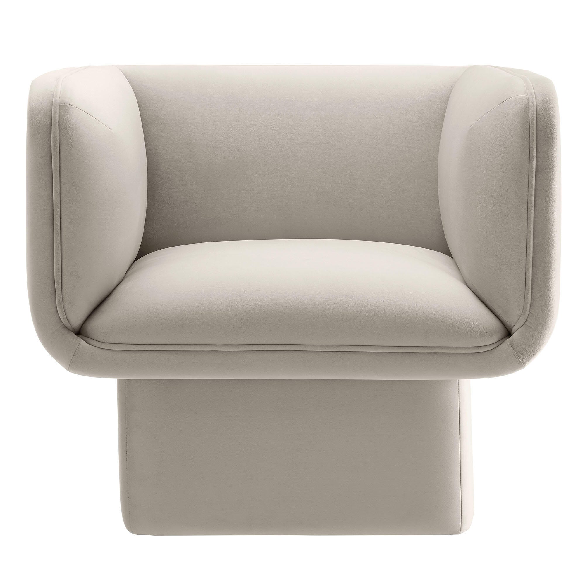 Modway Tate Accent Chair, Almond, large