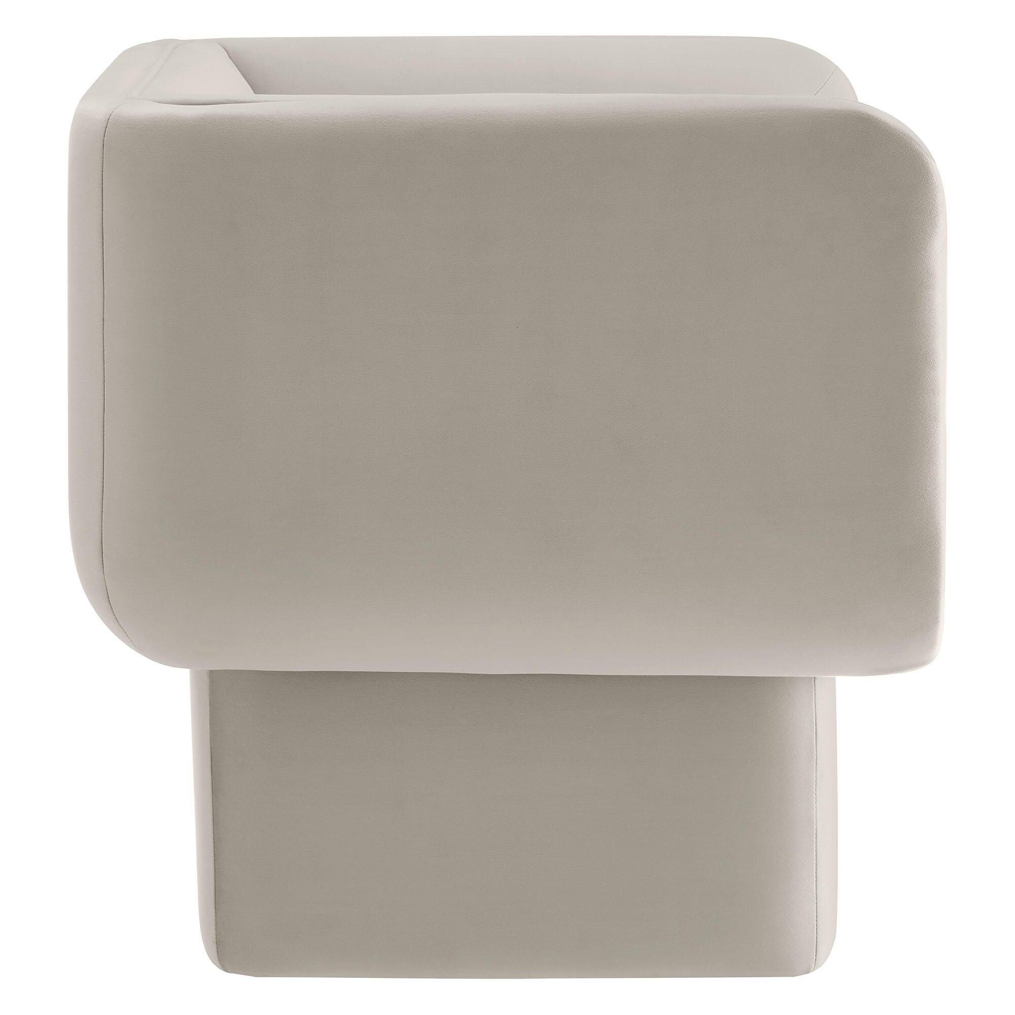 Modway Tate Accent Chair, Almond, large