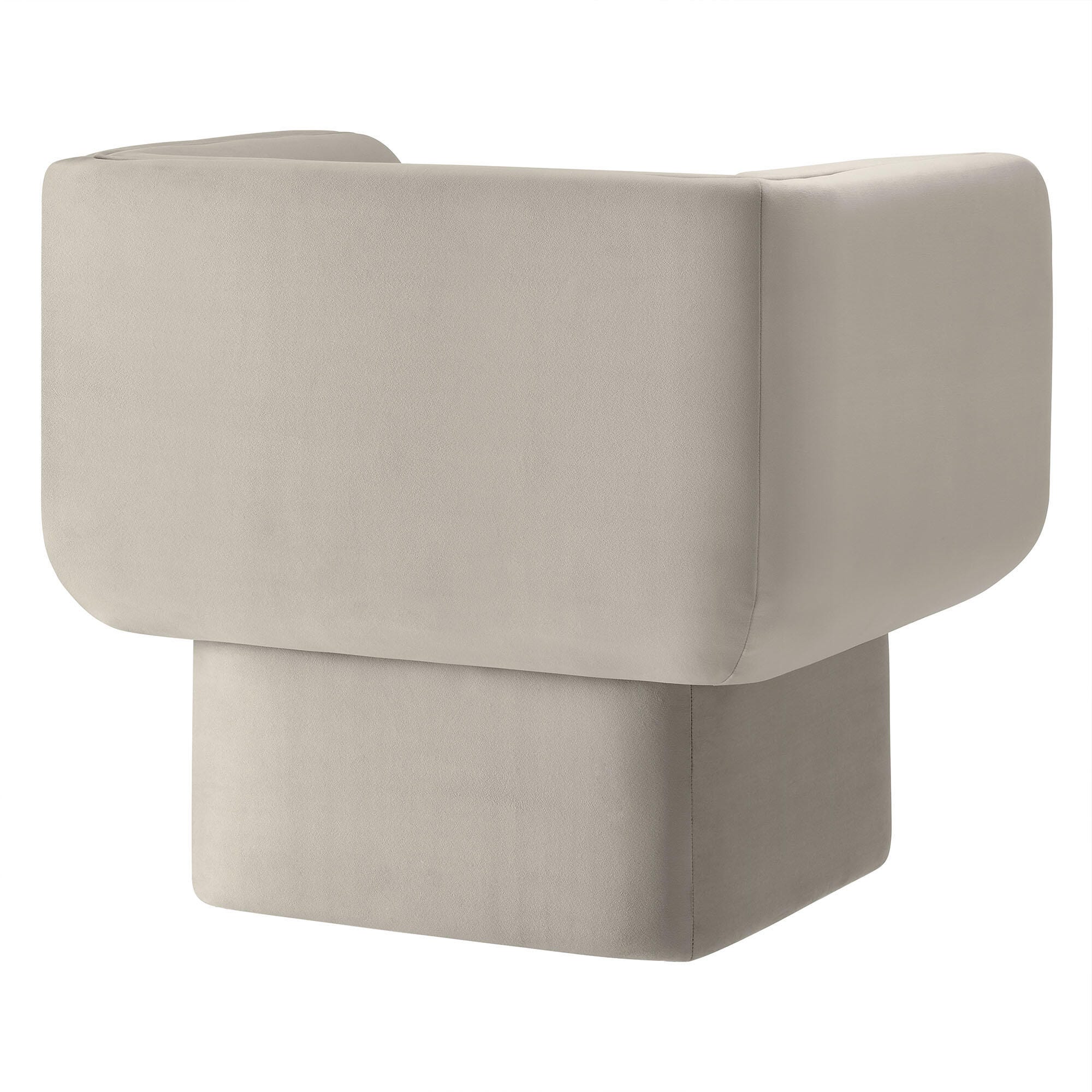 Modway Tate Accent Chair, Almond, large