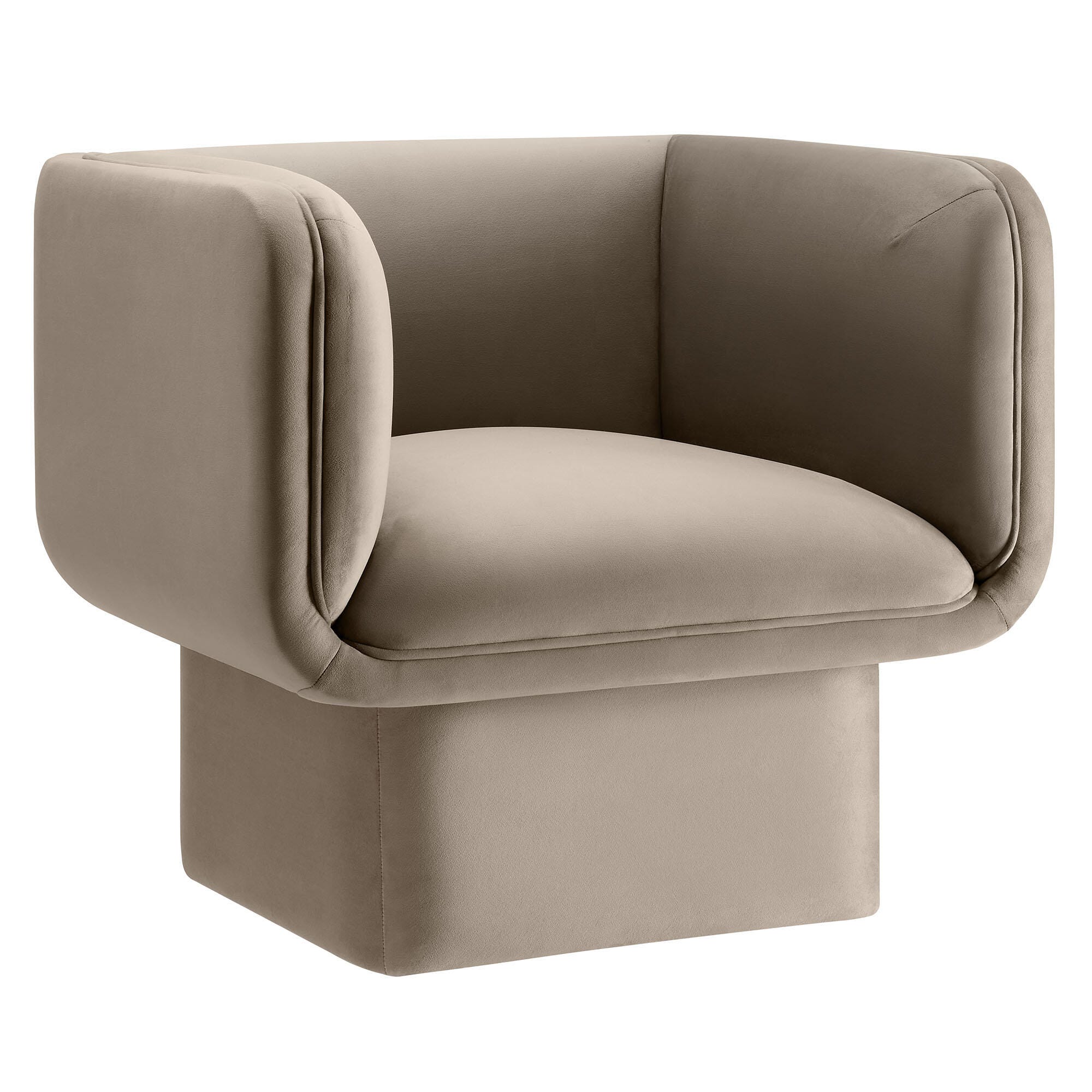 Modway Tate Accent Chair, Taupe