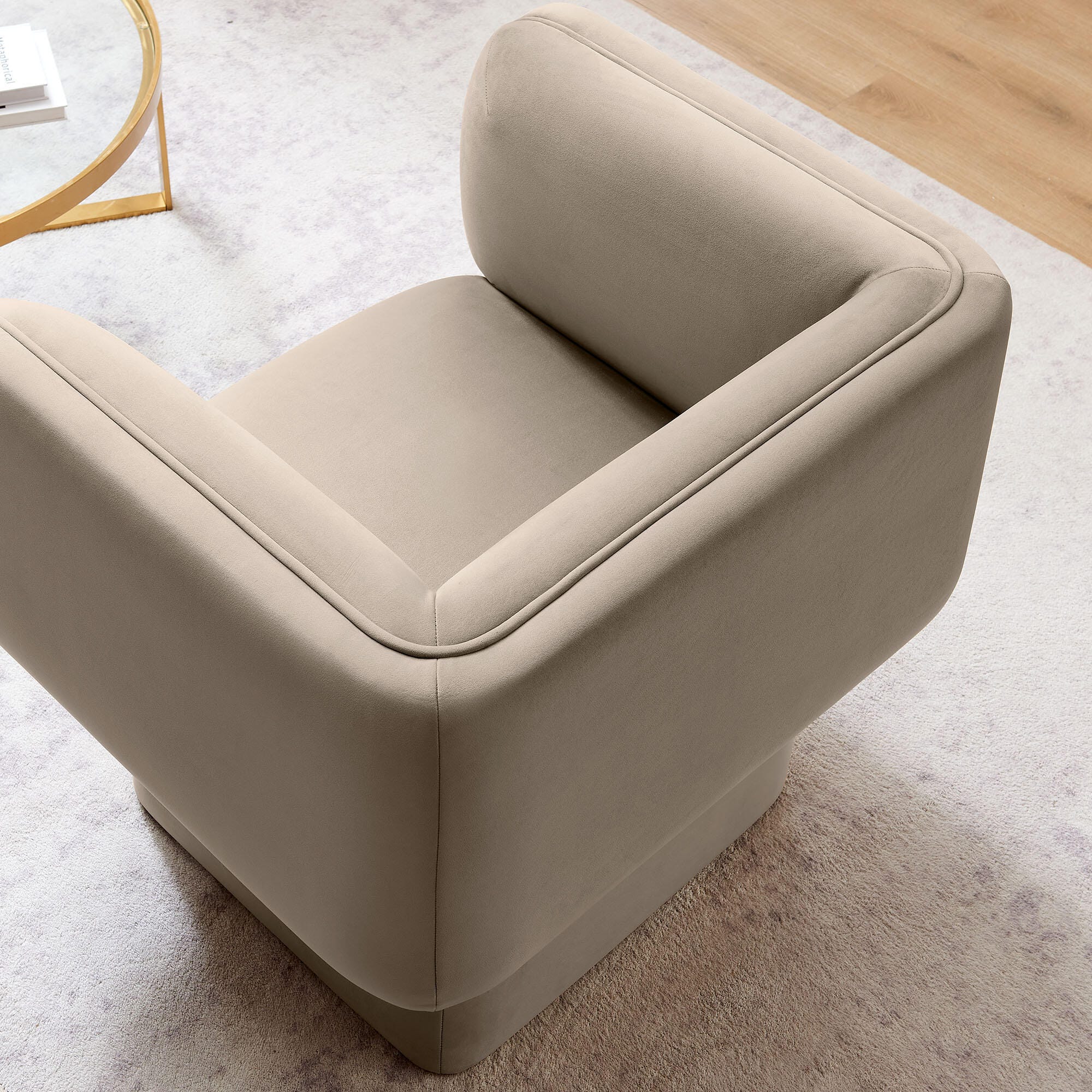 Modway Tate Accent Chair, Taupe, large