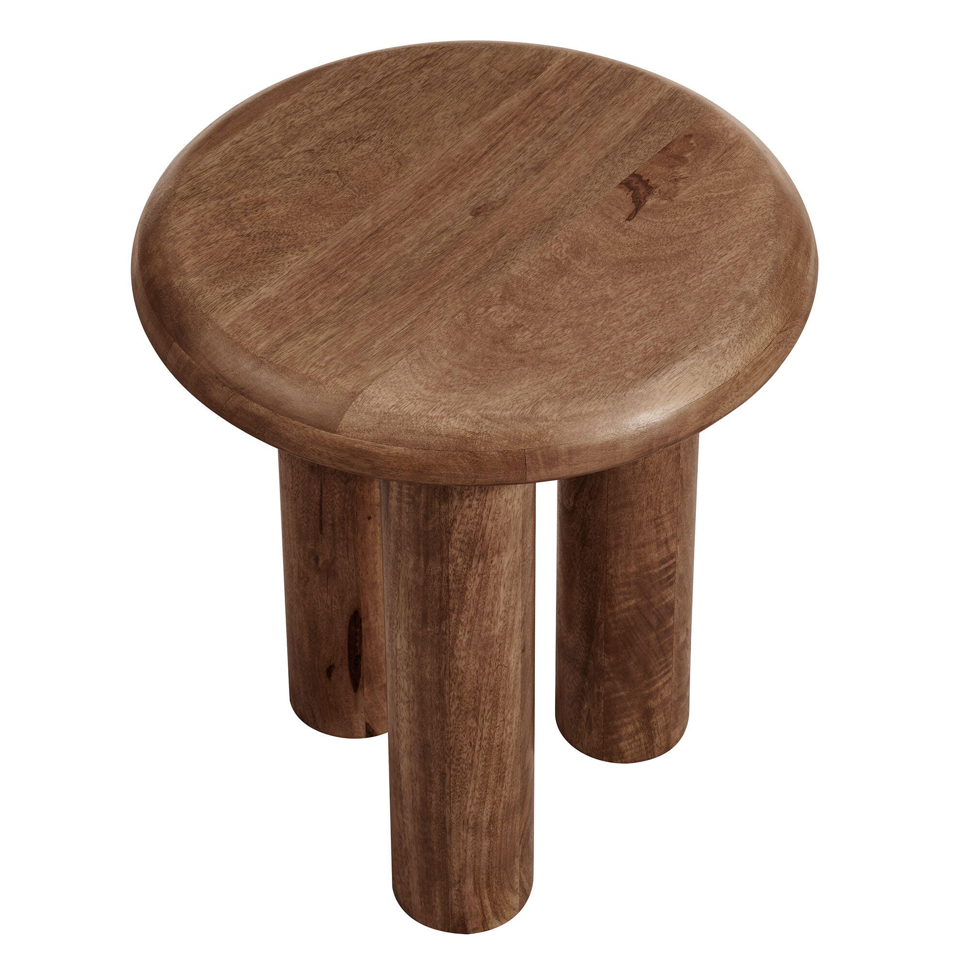 Modway Mavina Side Table, Walnut, large