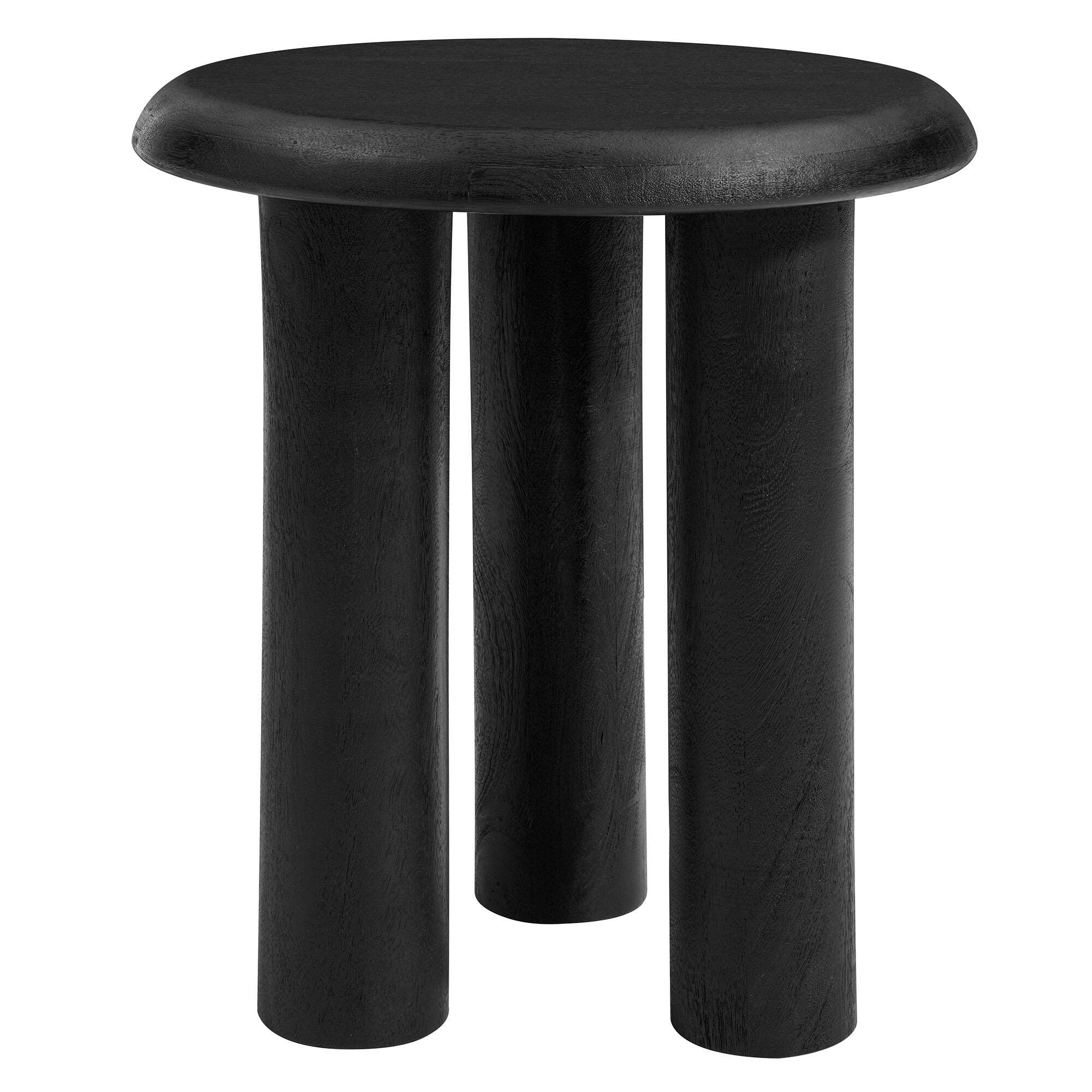 Modway Mavina Side Table, Black, large