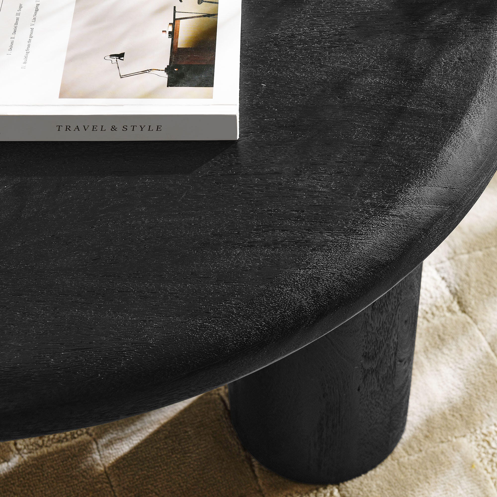 Modway Mavina Coffee Table, Black, large