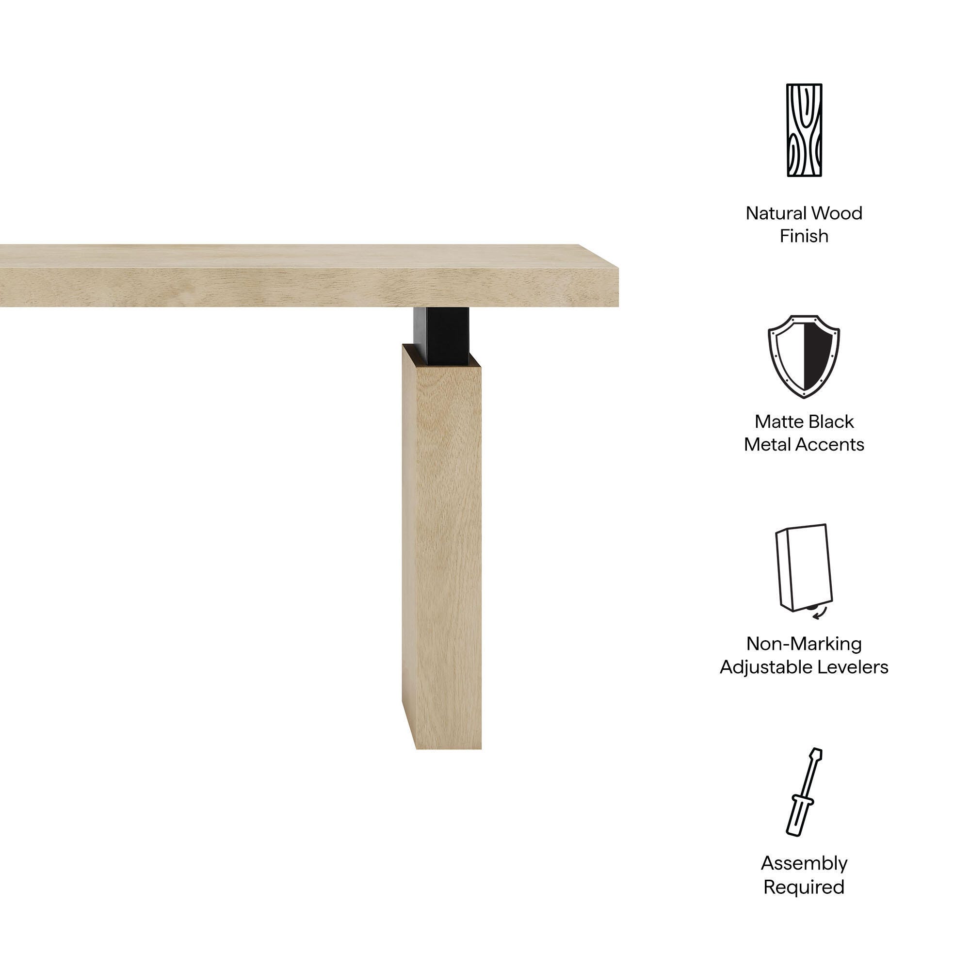 Modway Piston Console Table, , large