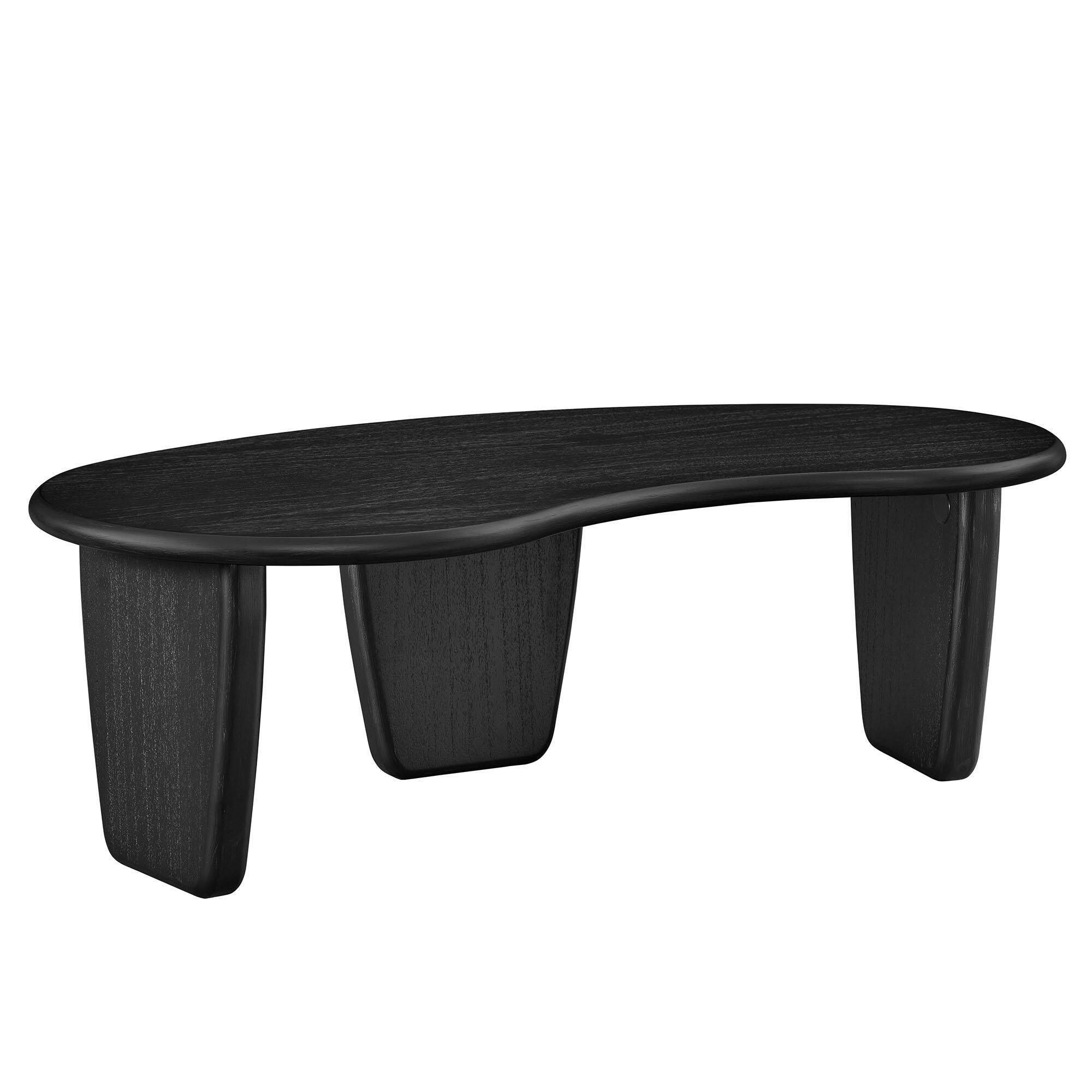 Modway Vetra Coffee Table, Black, large