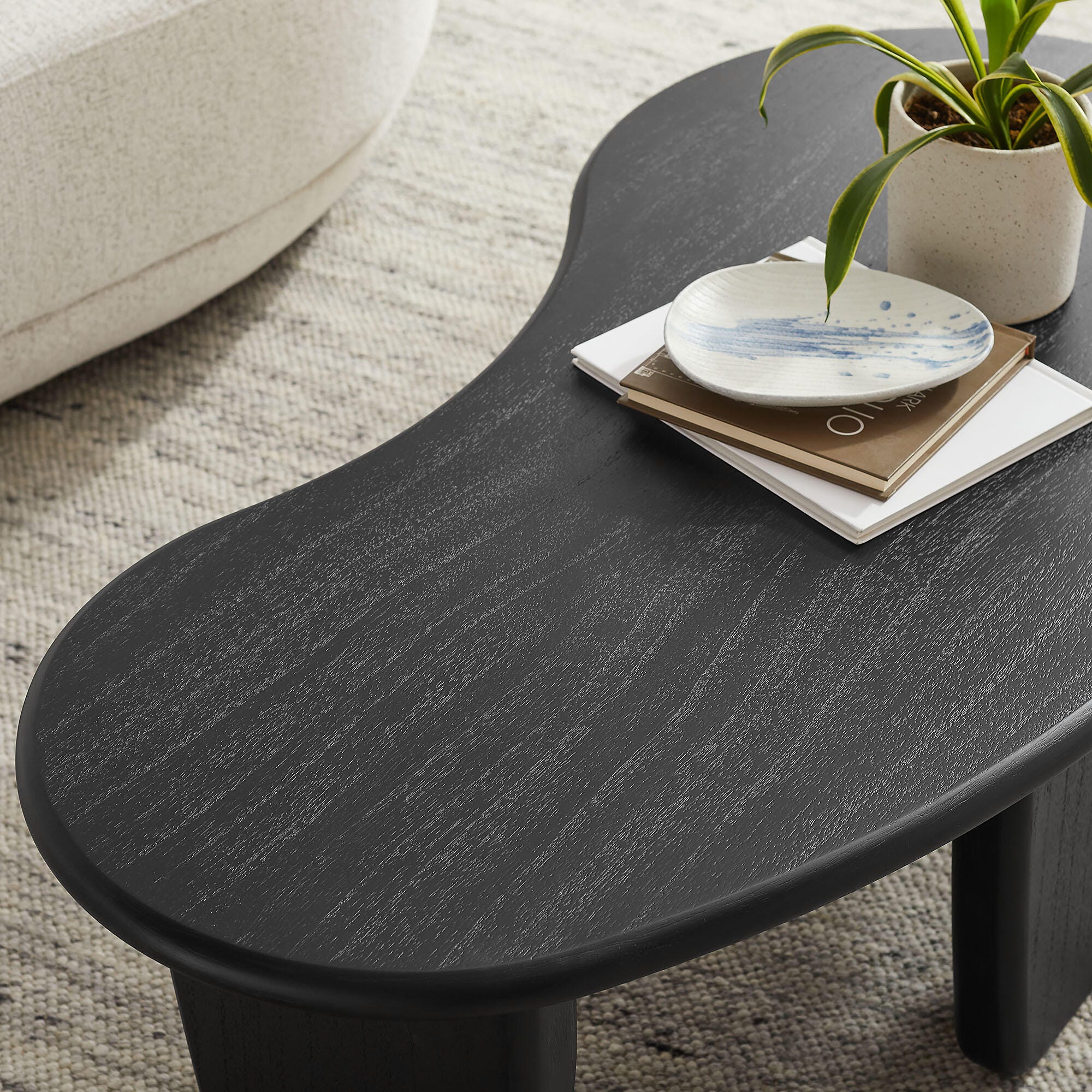 Modway Vetra Coffee Table, Black, large