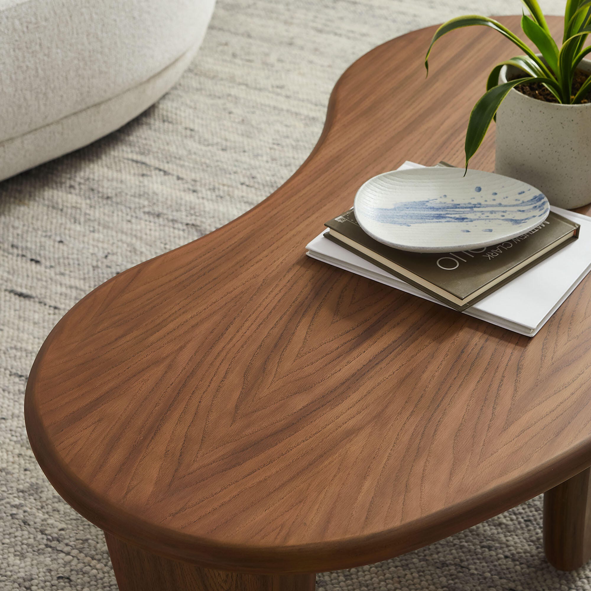 Modway Vetra Coffee Table, Walnut, large