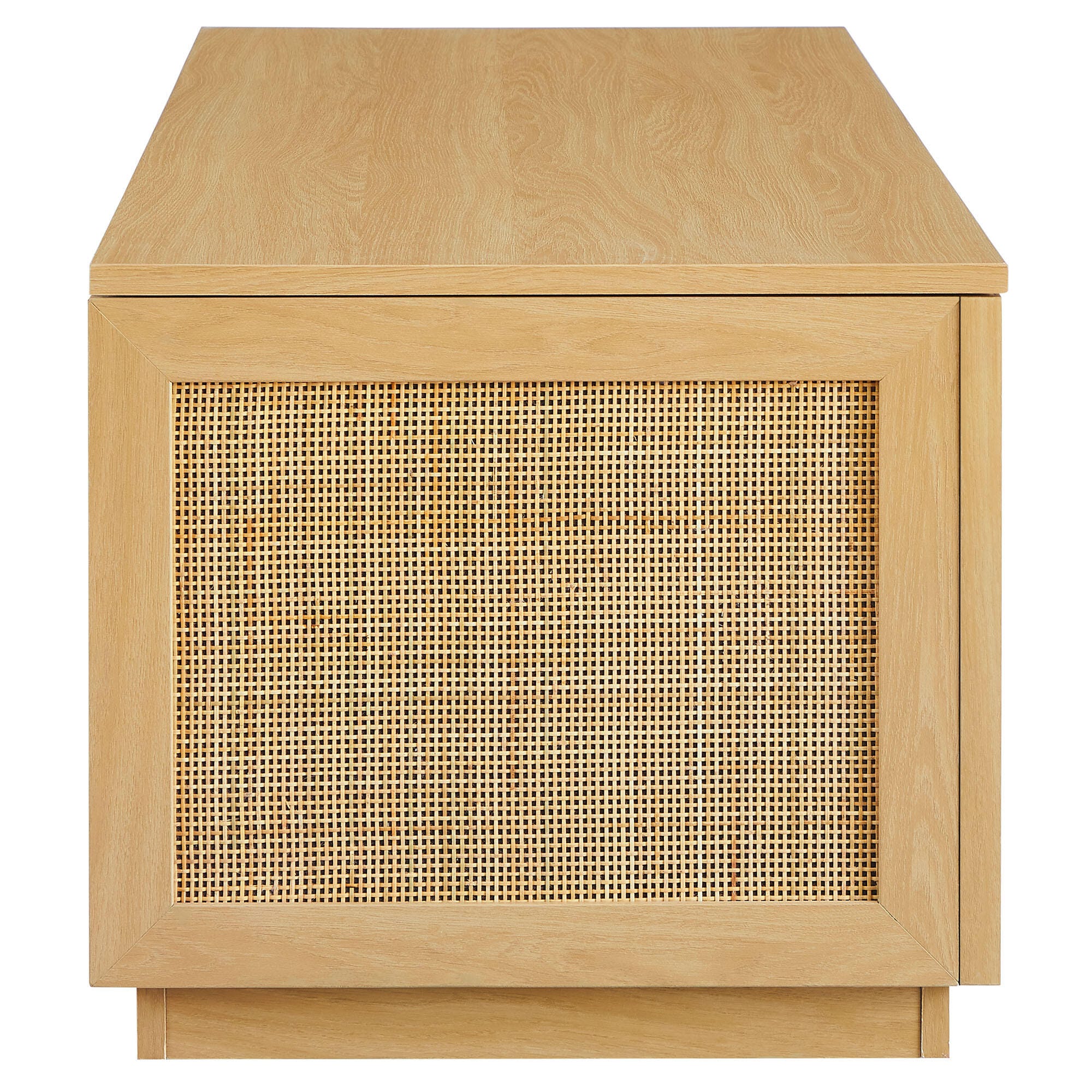 Modway Soma Storage Bench, Oak, large