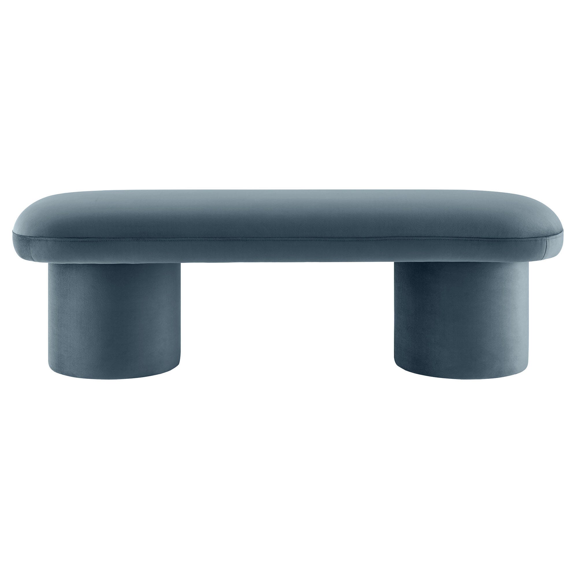 Modway Orla Bench, Cadet Blue, large