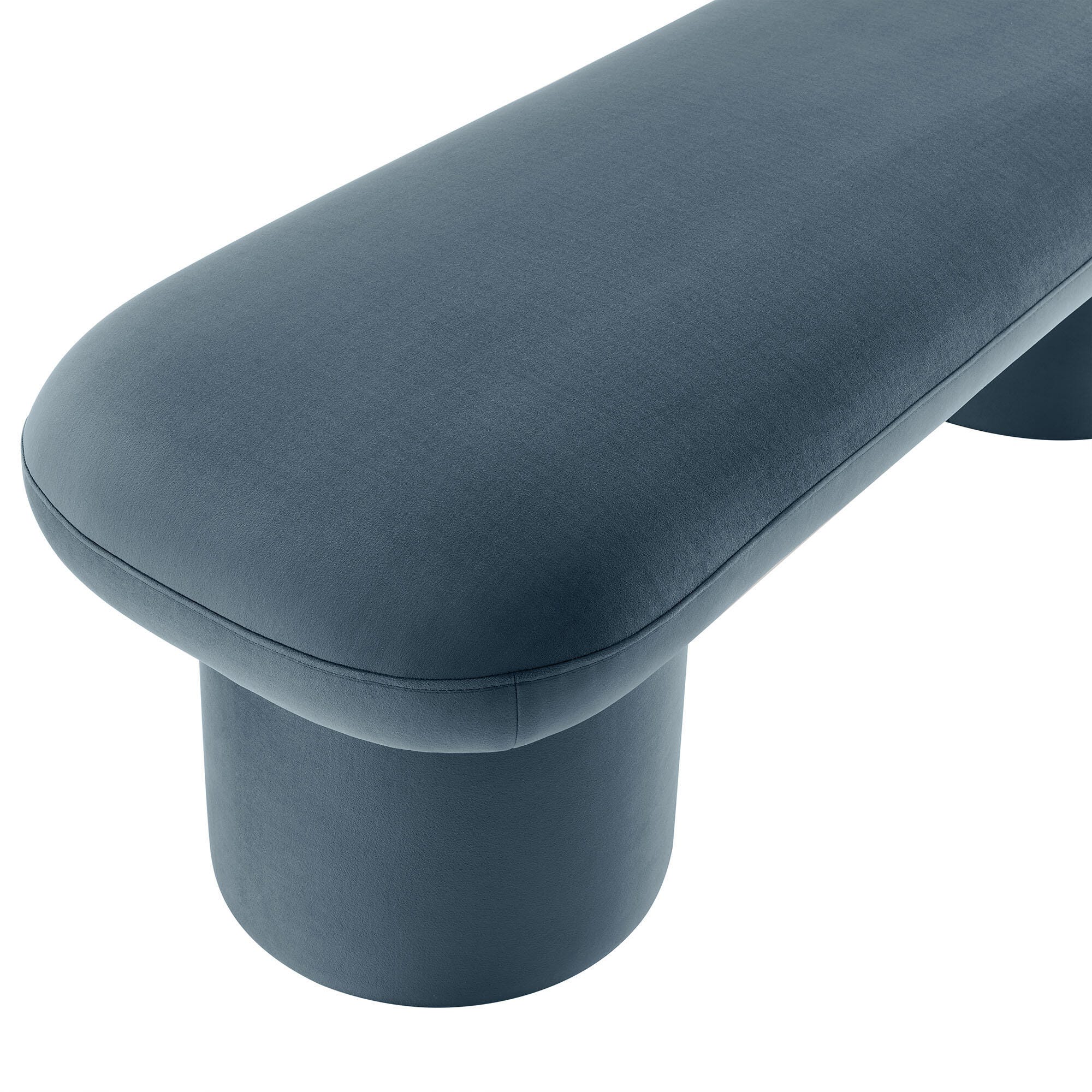 Modway Orla Bench, Cadet Blue, large