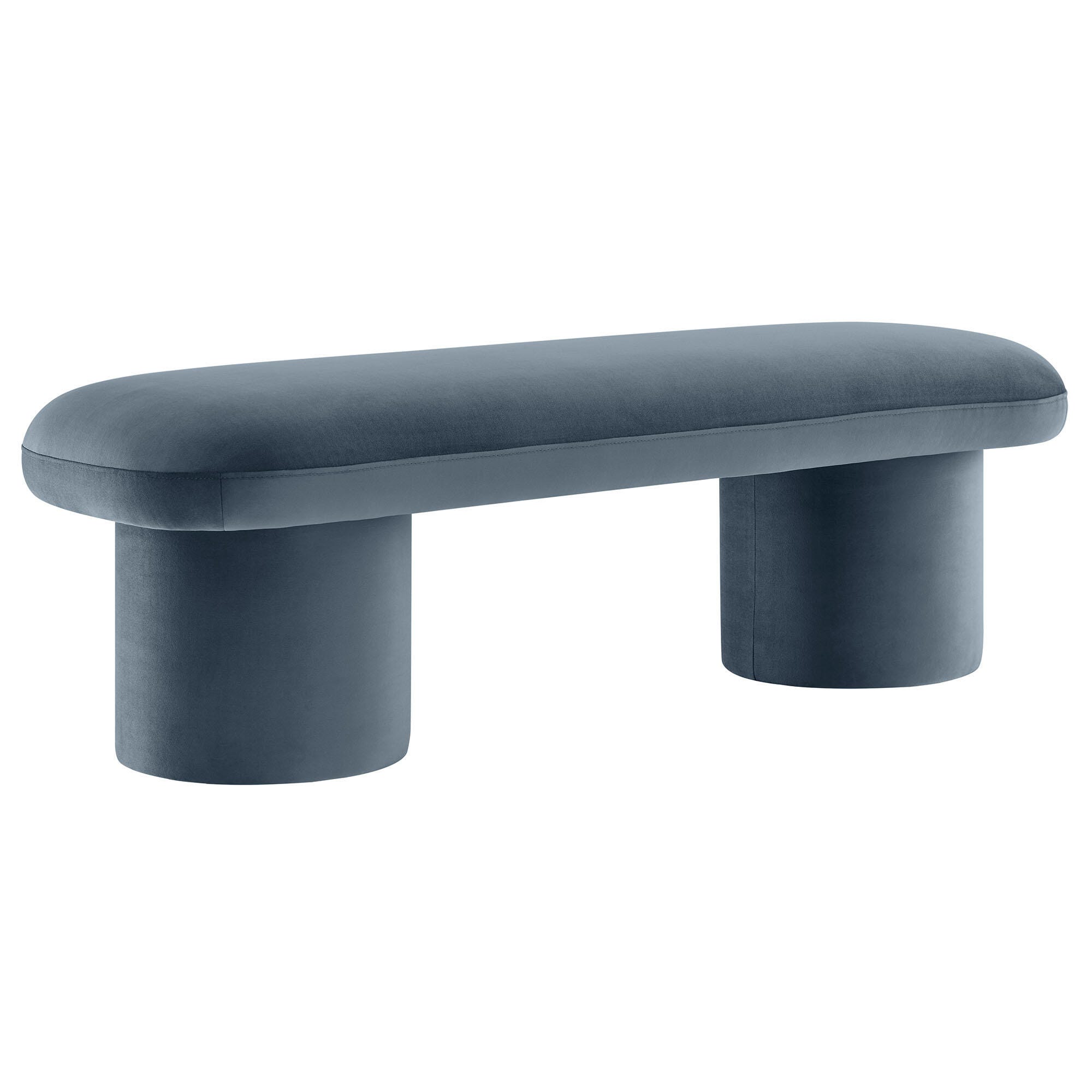 Modway Orla Bench, Cadet Blue, large
