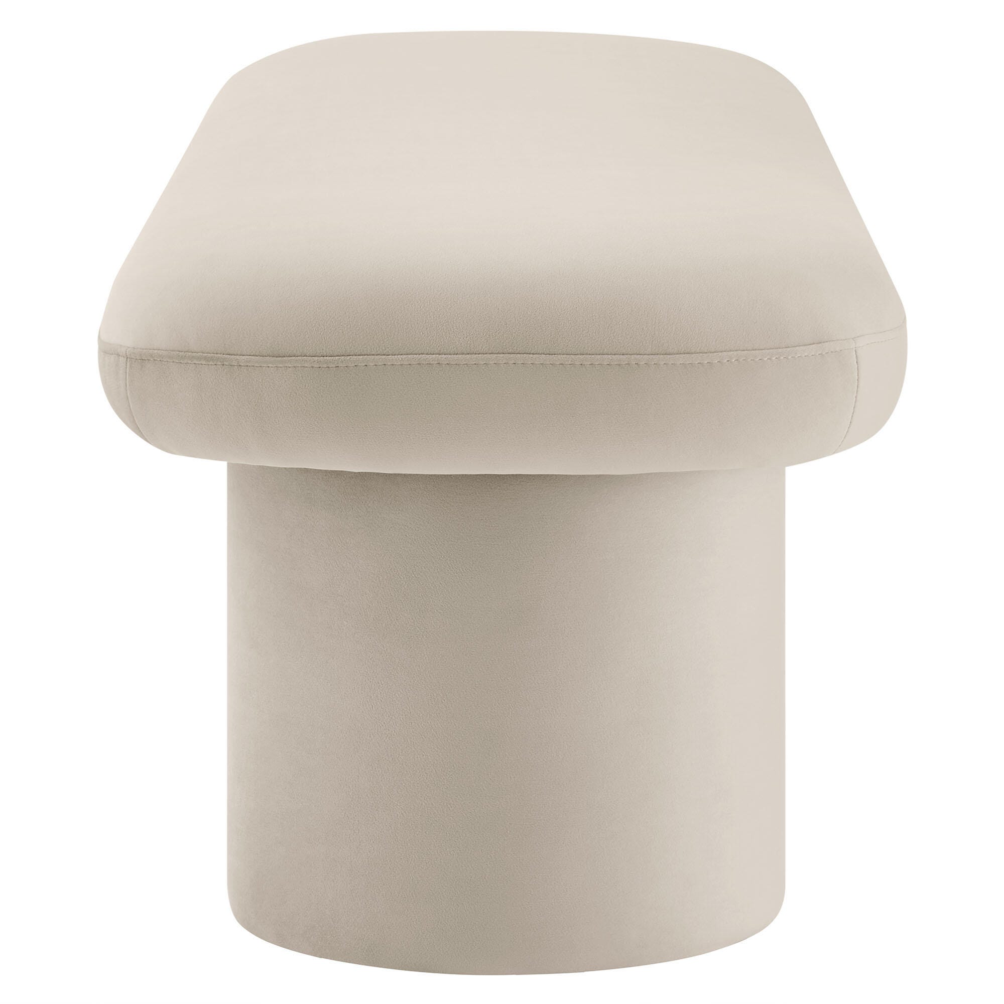 Modway Orla Bench, Almond, large