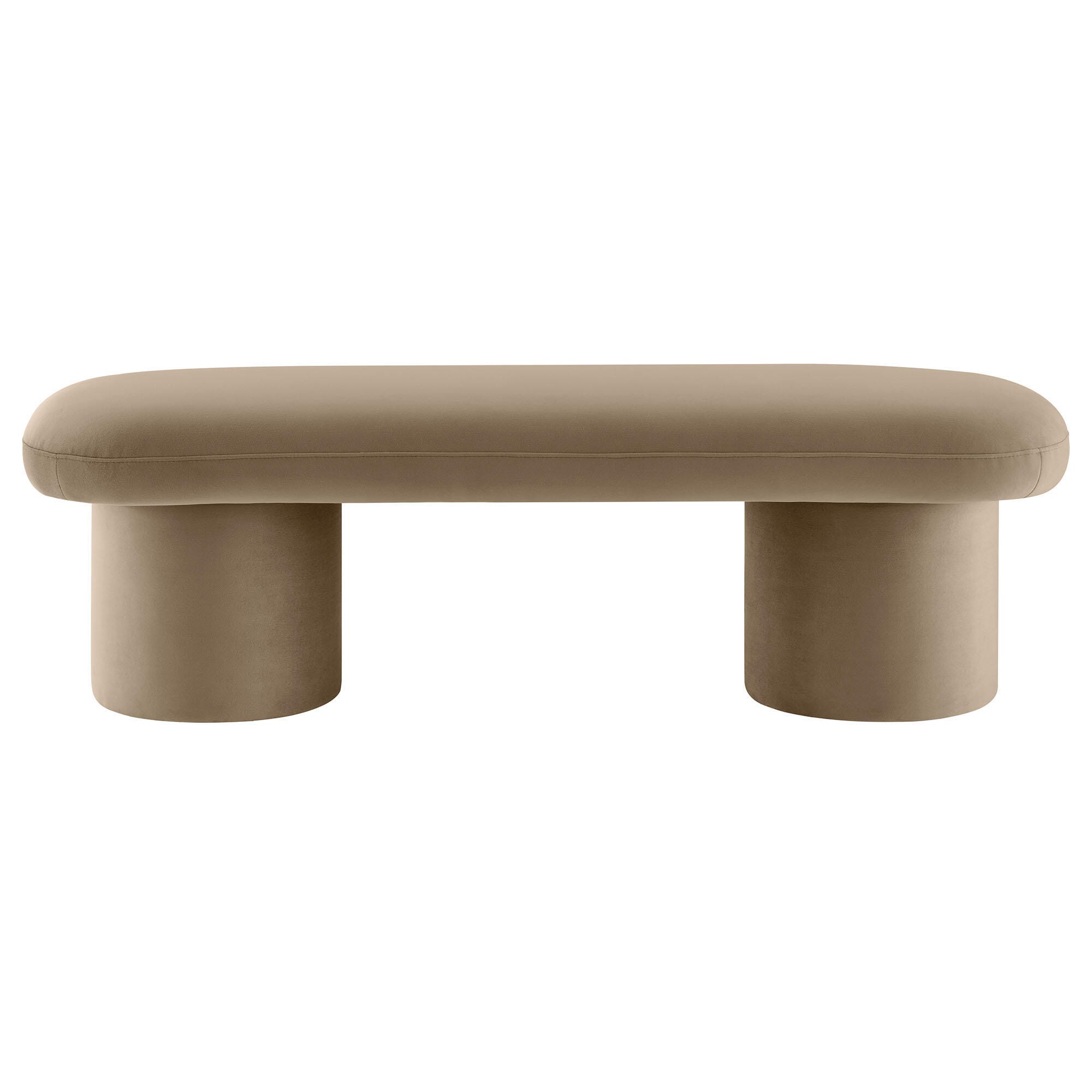Modway Orla Bench, Taupe, large