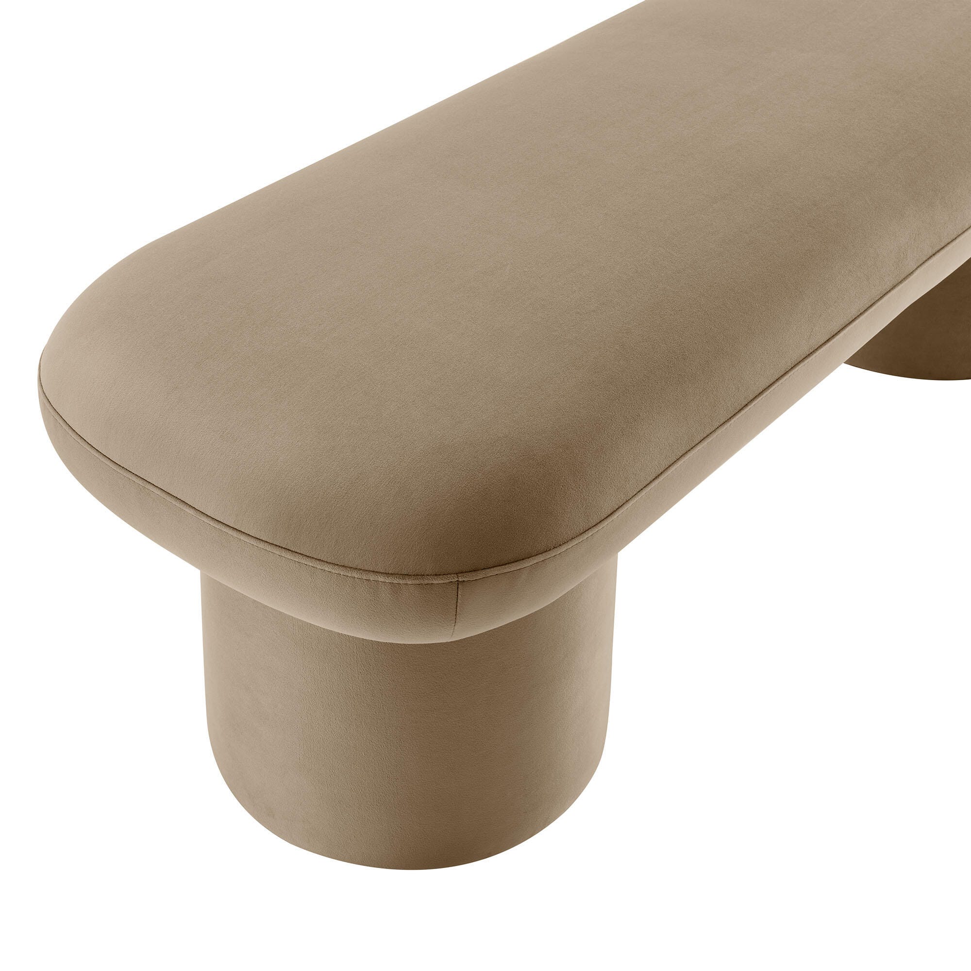 Modway Orla Bench, Taupe, large