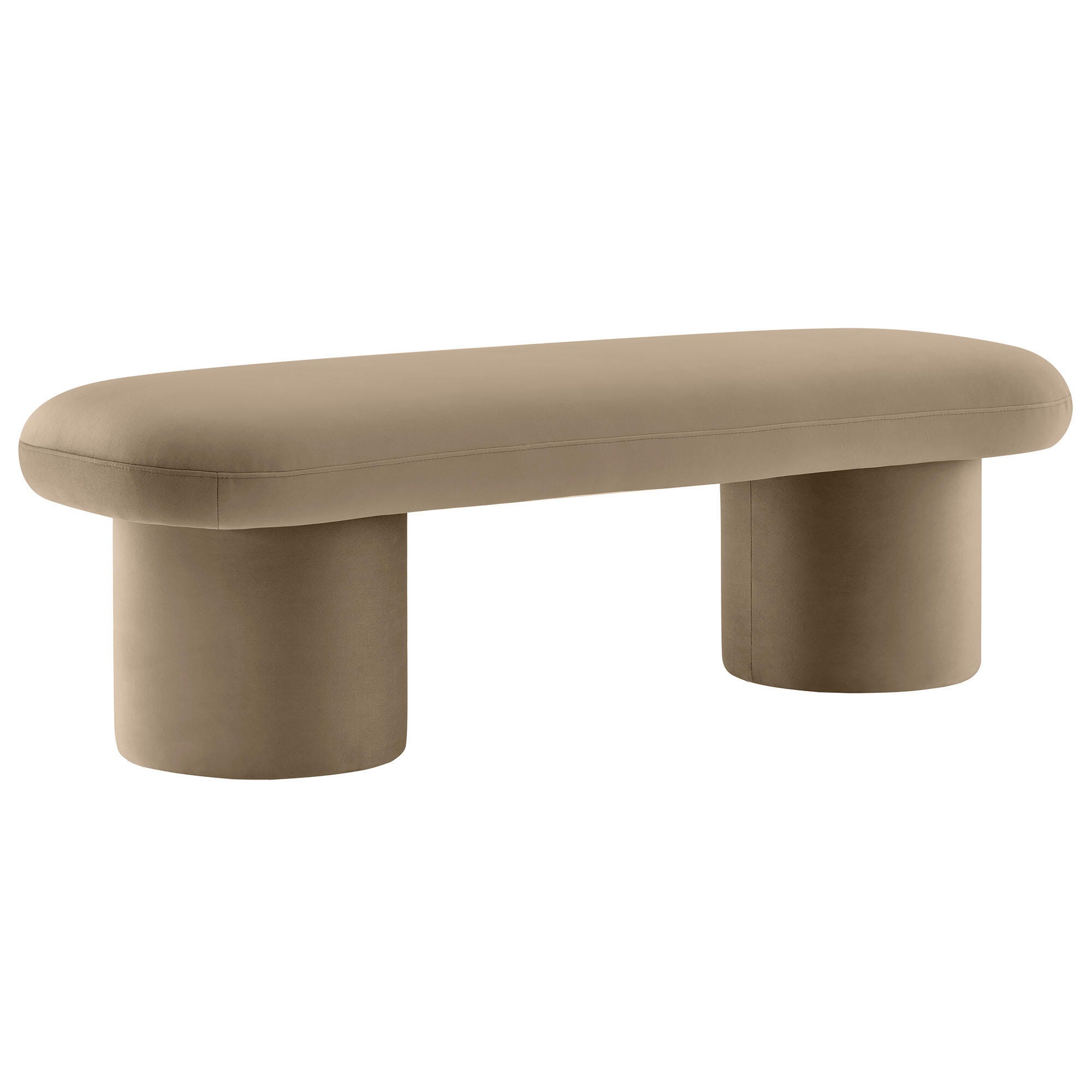 Modway Orla Bench, Taupe, large